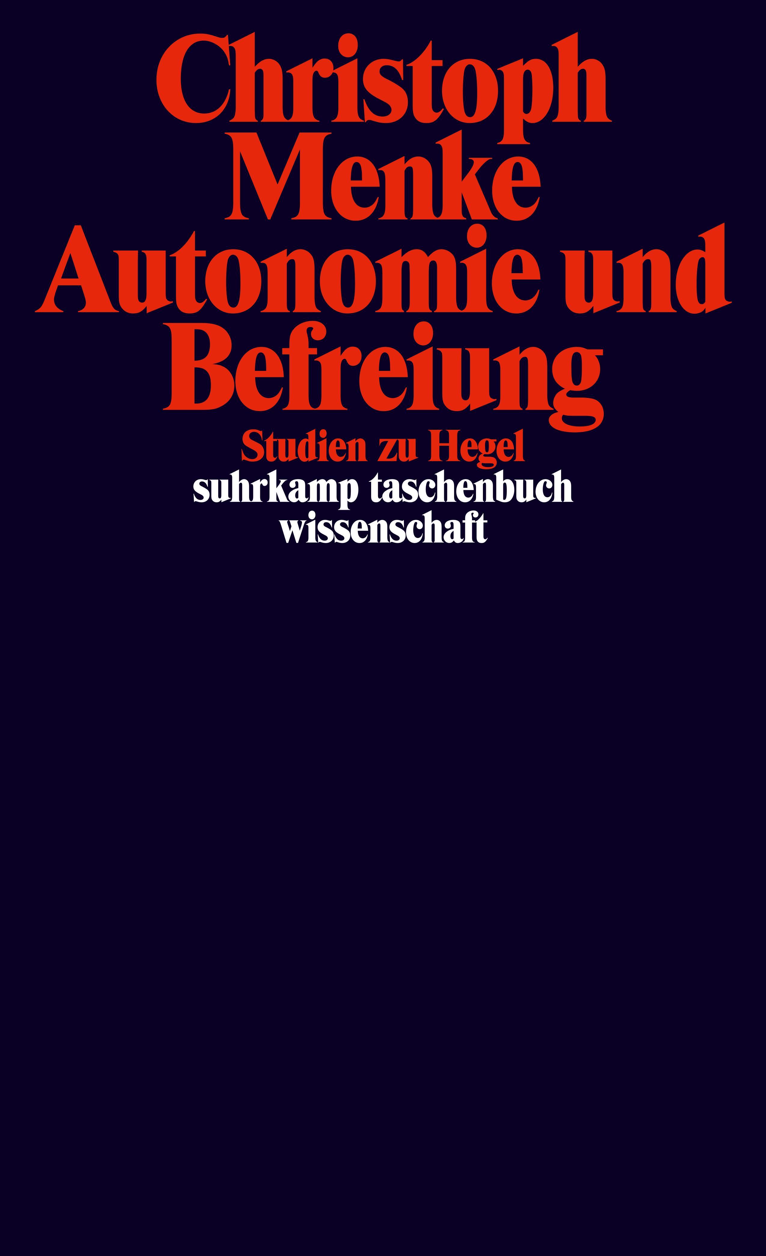 Vorderes Coverbild Autonomie und Befreiung