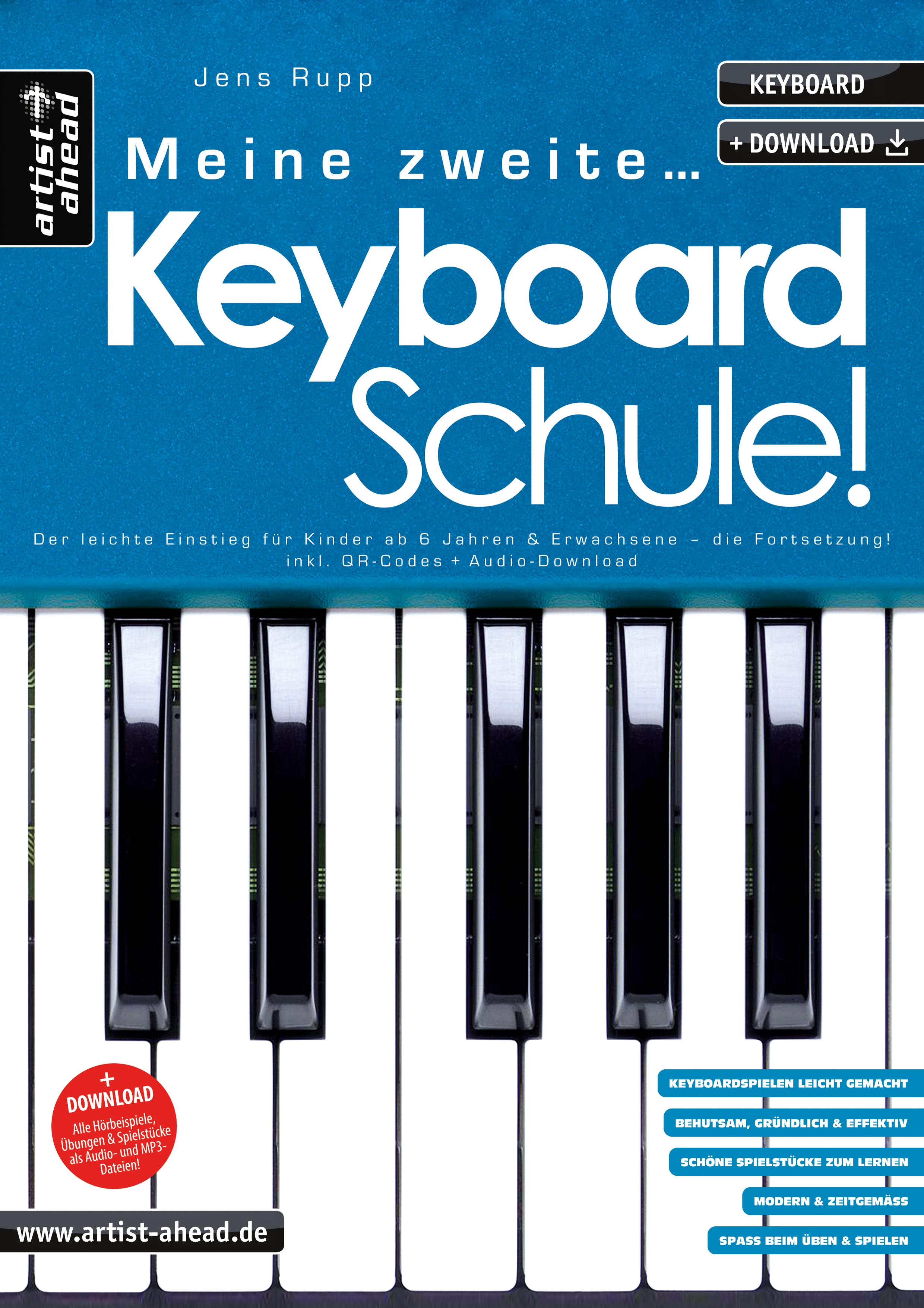 Vorderes Coverbild Meine zweite Keyboardschule!
