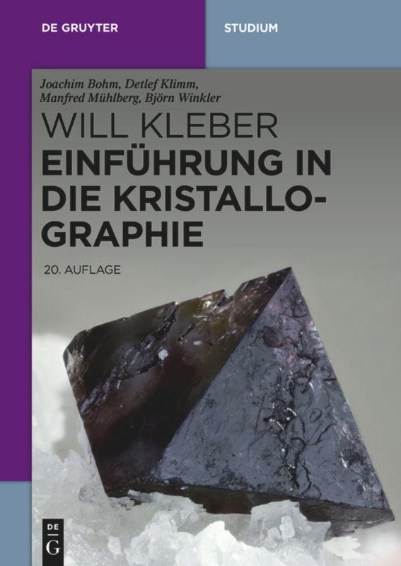 Vorderes Coverbild Einführung in die Kristallographie