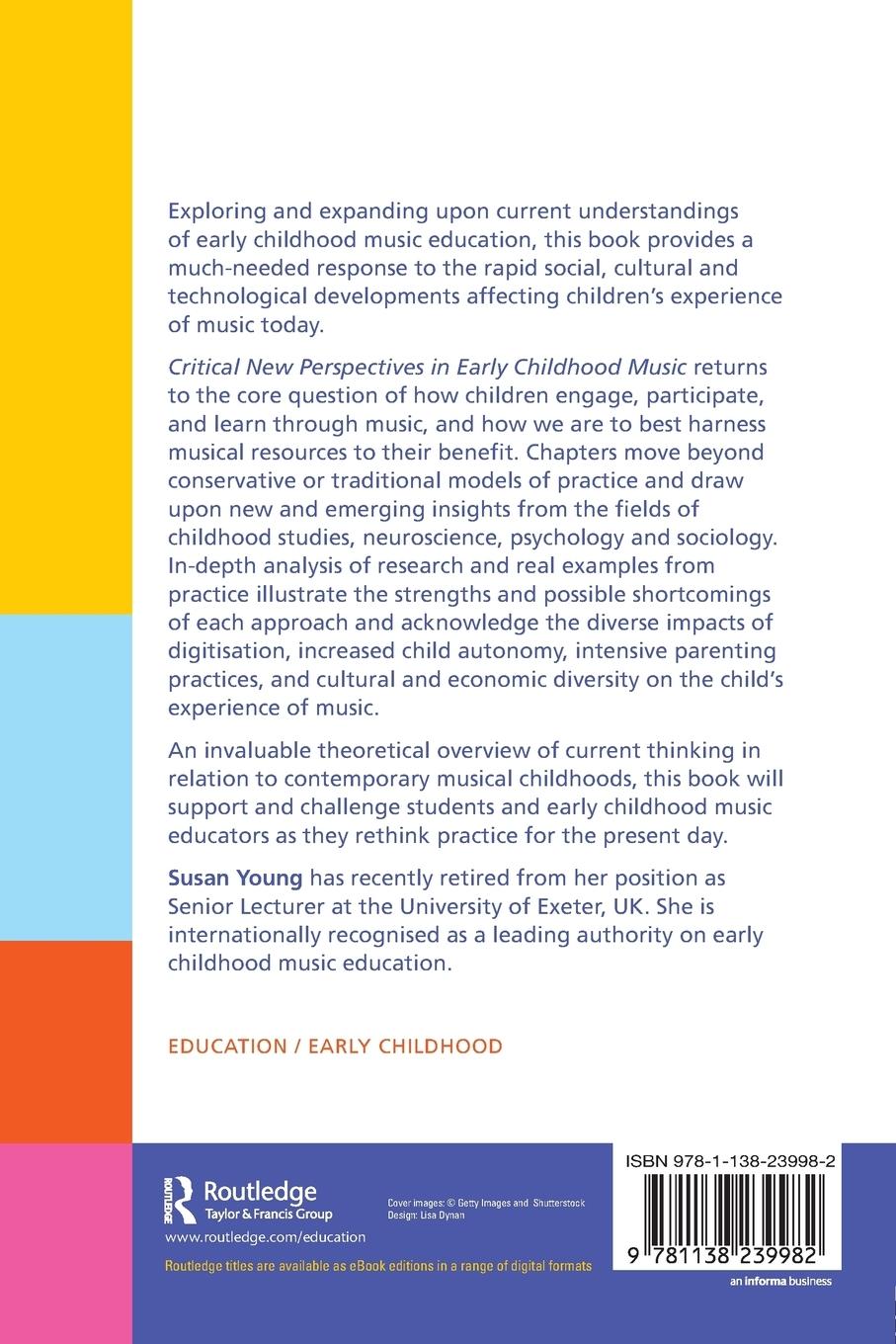 Rückseitencover Critical New Perspectives in Early Childhood Music