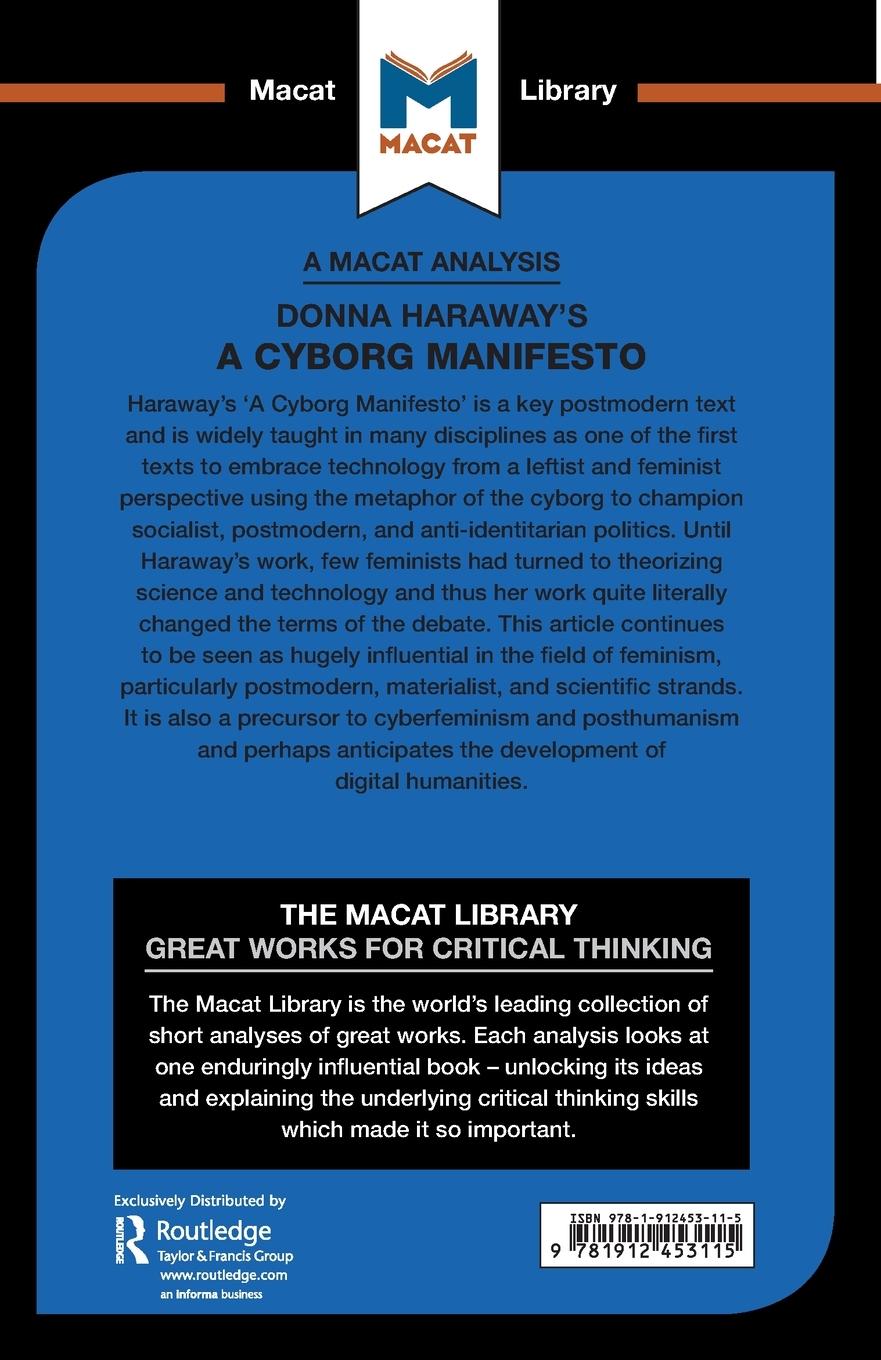 Rückseitencover Donna Haraway's A Cyborg Manifesto