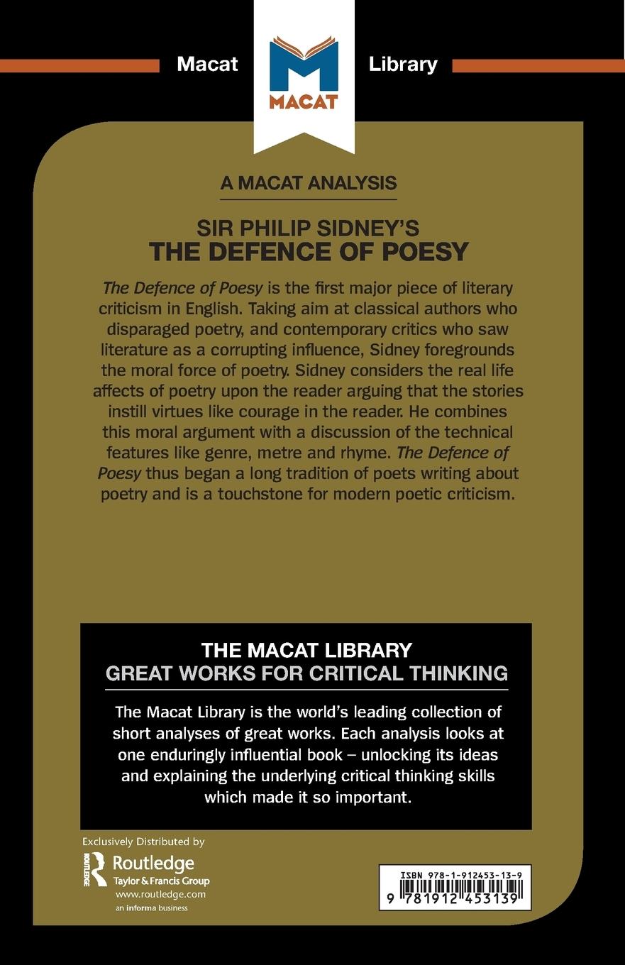 Rückseitencover An Analysis of Sir Philip Sidney's The Defence of Poesy