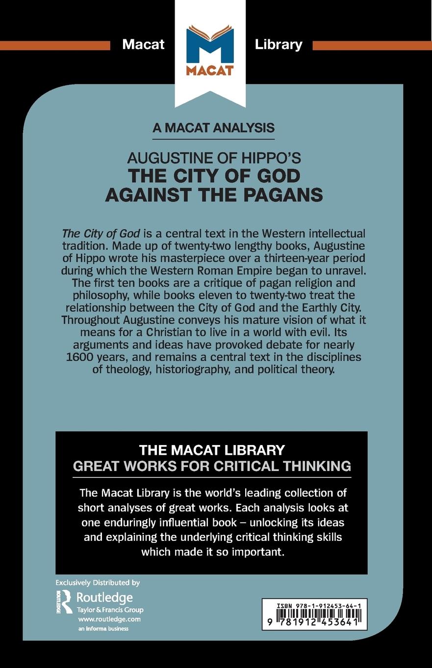 Rückseitencover An Analysis of St. Augustine's The City of God Against the Pagans