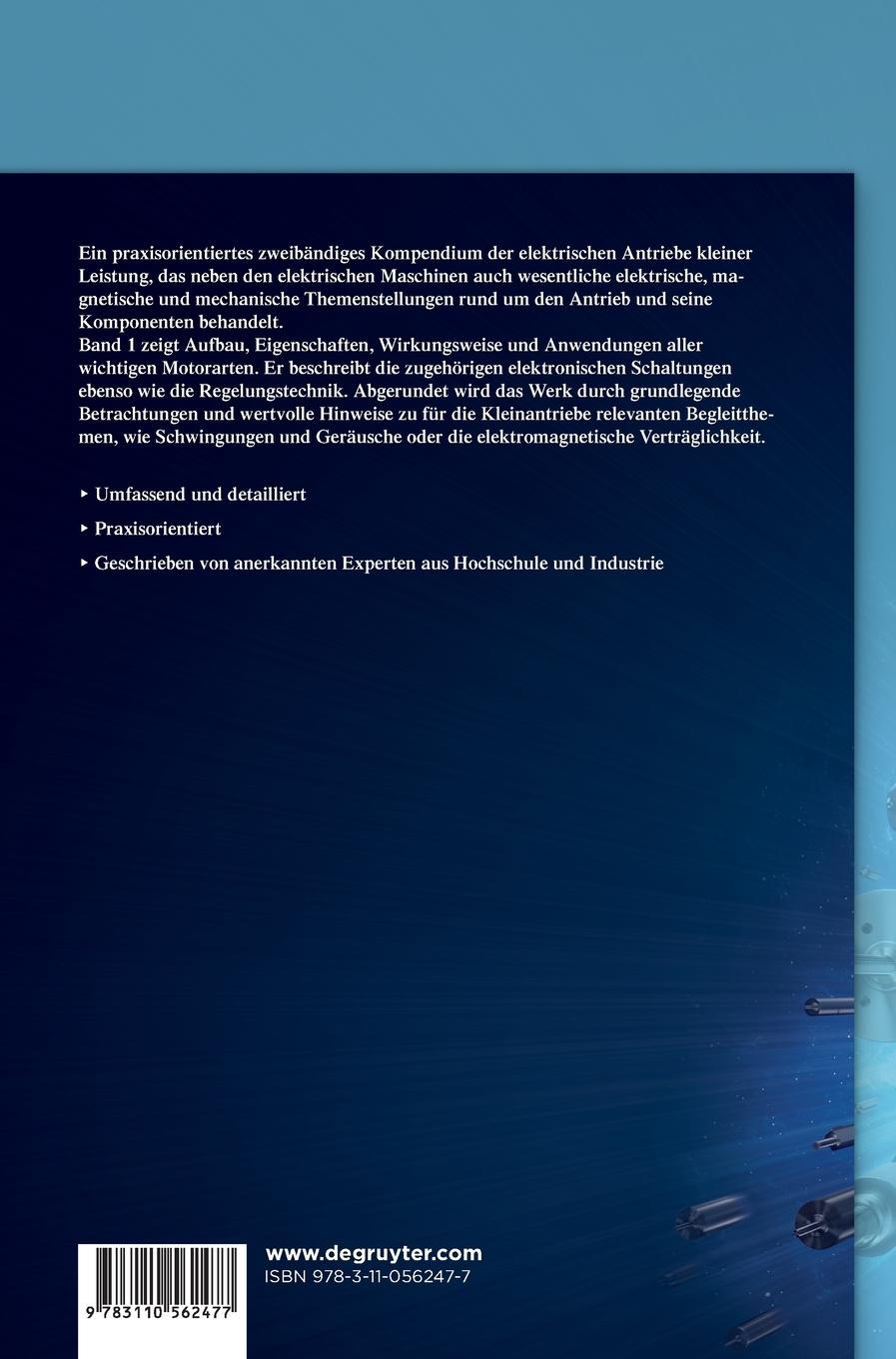 Rückseitencover Kleinmotoren, Leistungselektronik