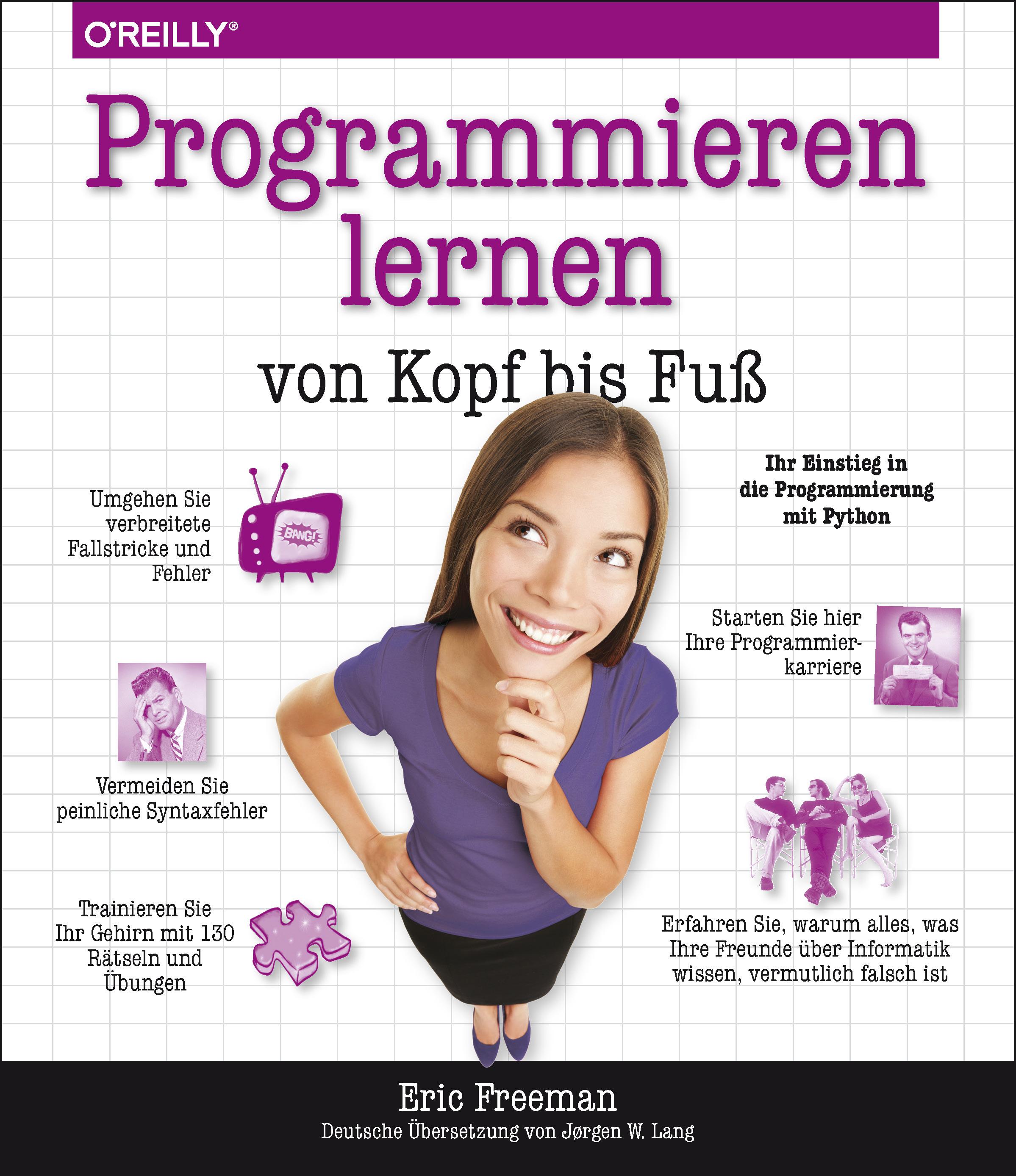 Vorderes Coverbild Programmieren lernen von Kopf bis Fuß