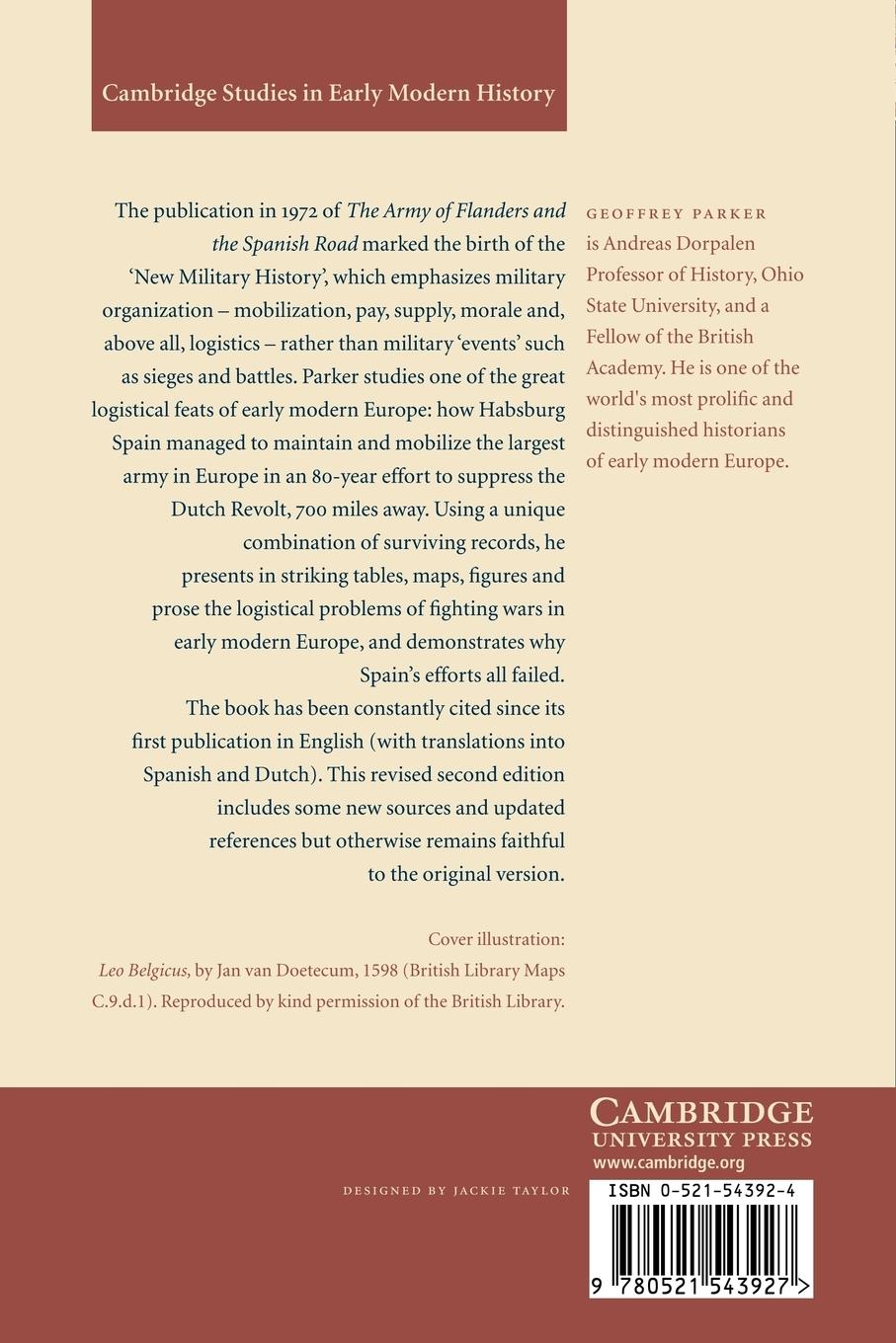 Rückseitencover The Army of Flanders and the Spanish Road, 1567 1659