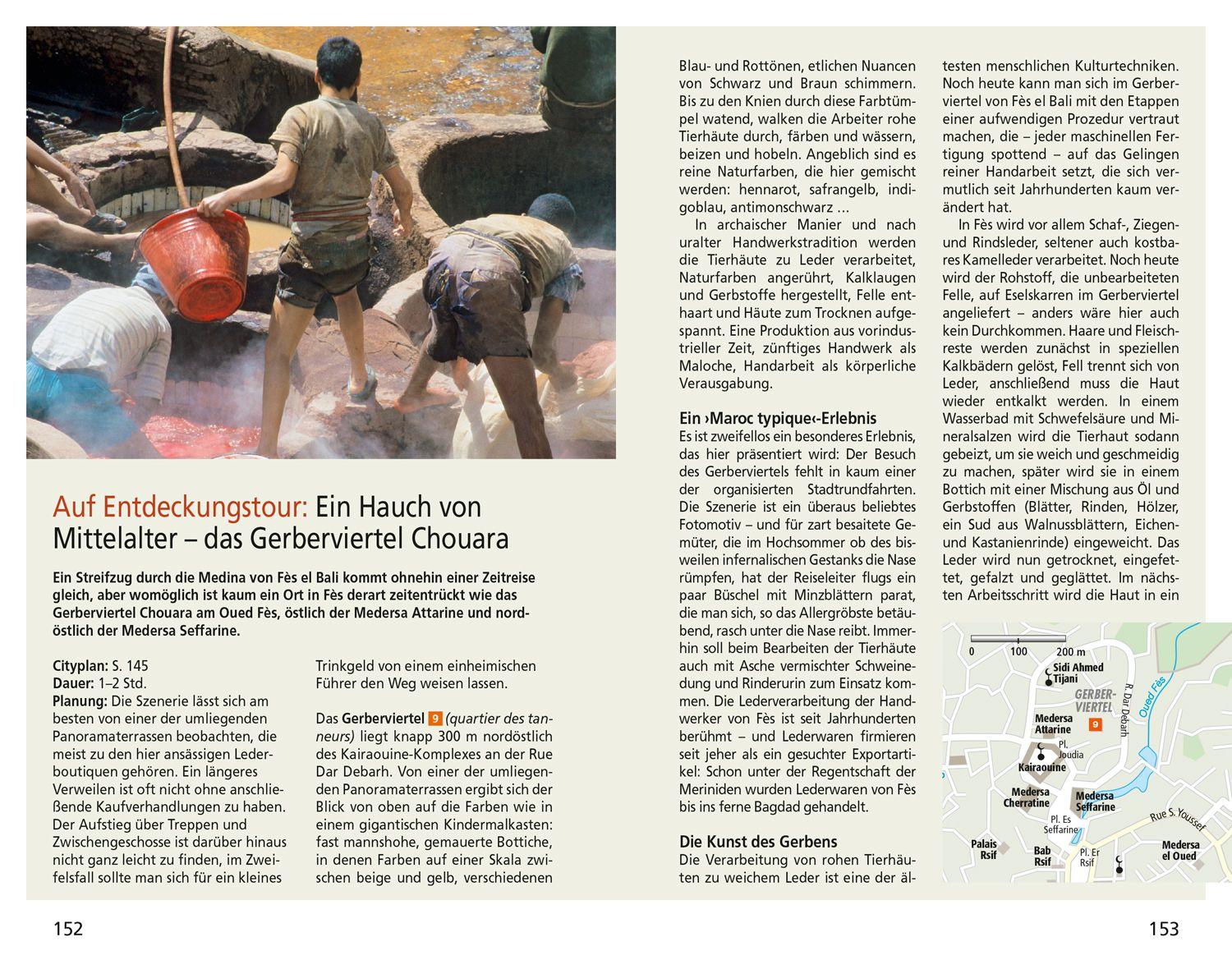 Beispielinhalt (Bild) DuMont Reise-Taschenbuch Marokko, Der Süden mit Agadir & den Königsstädten