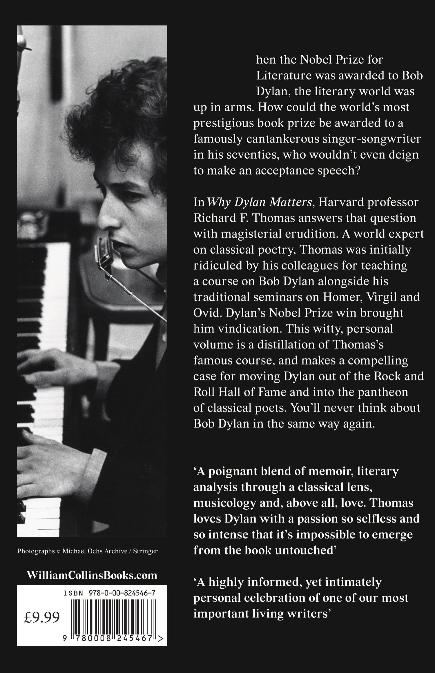 Rückseitencover Why Dylan Matters