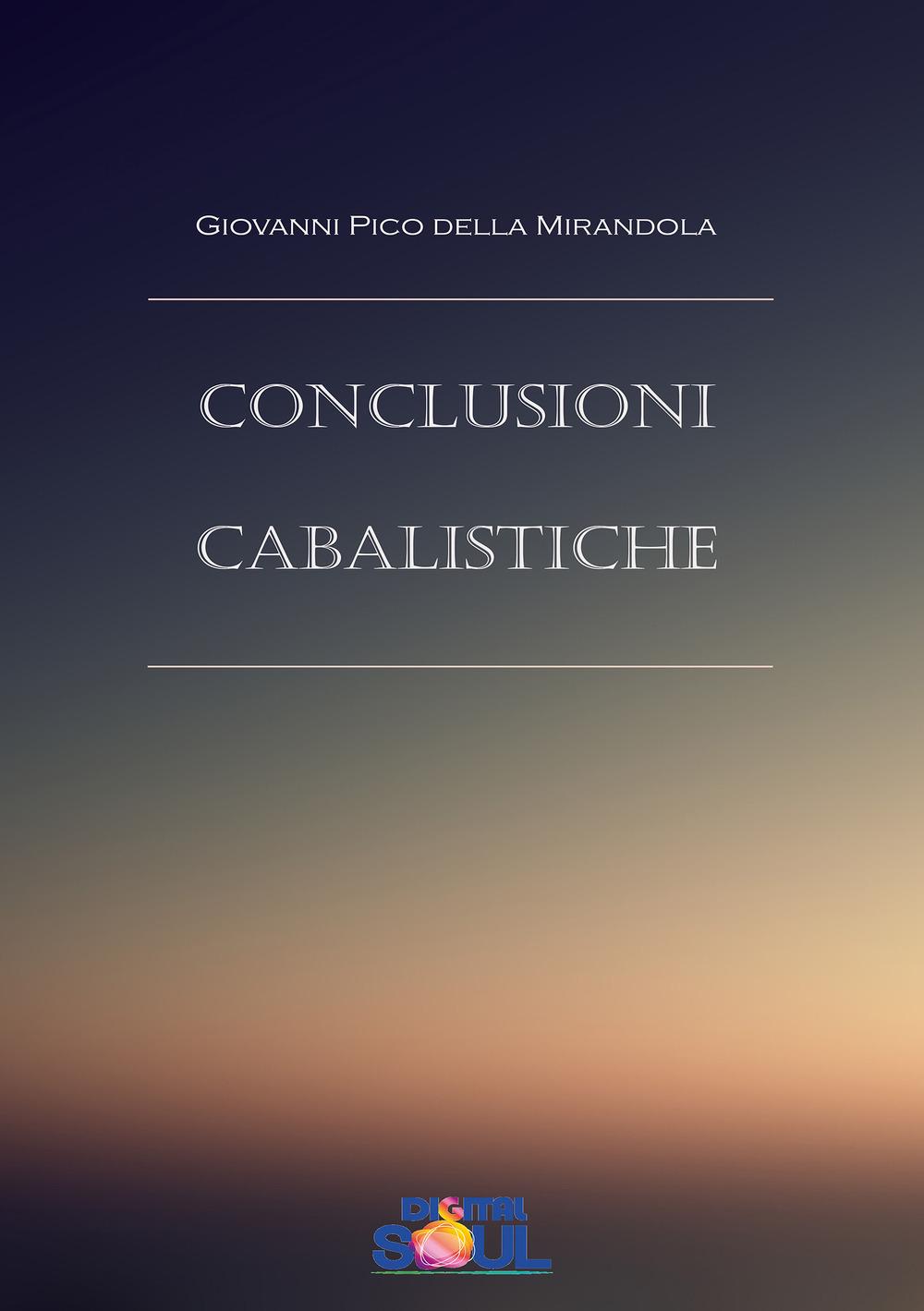 Vorderes Coverbild Conclusioni cabalistiche