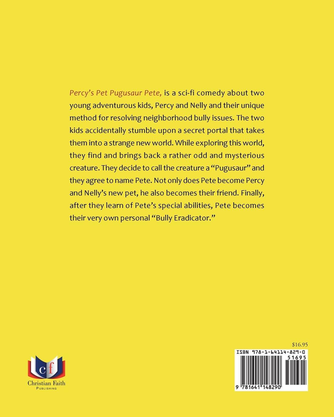 Rückseitencover Percy's Pet Pugusaur Pete, bully eradicator