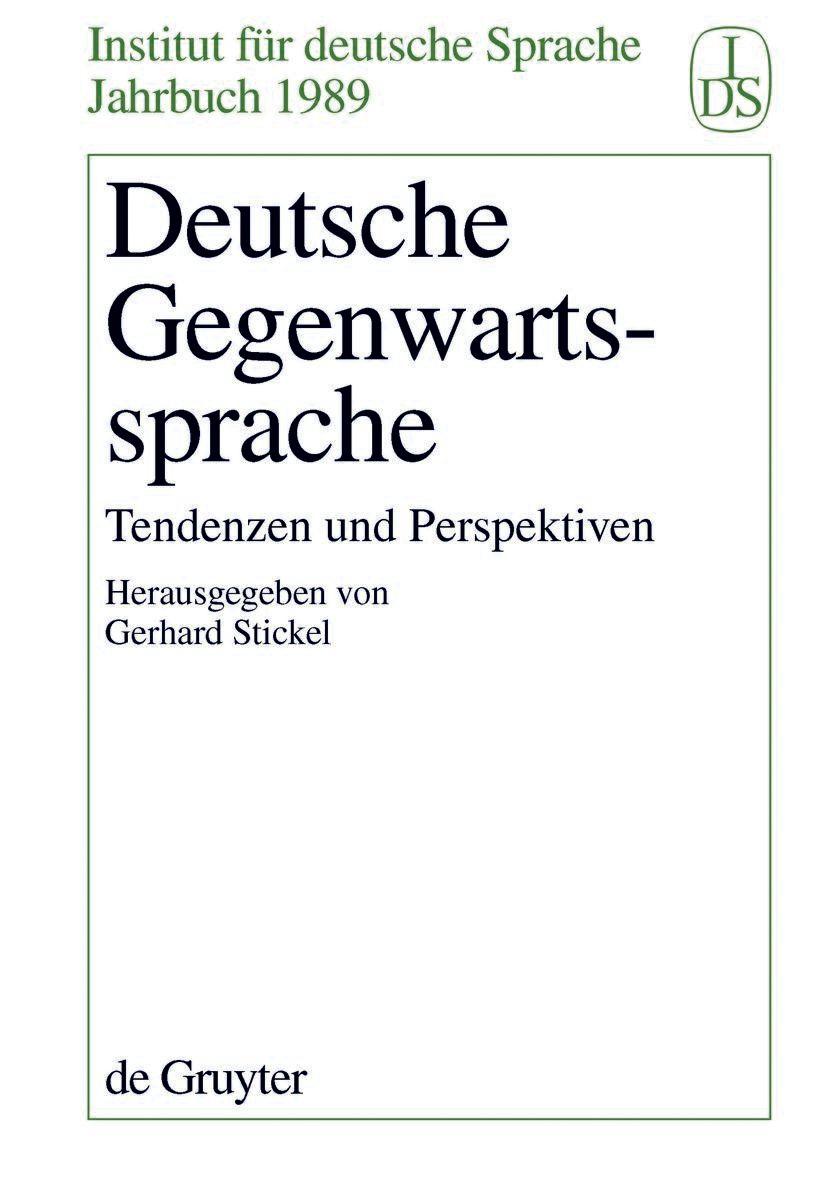 Vorderes Coverbild Deutsche Gegenwartssprache