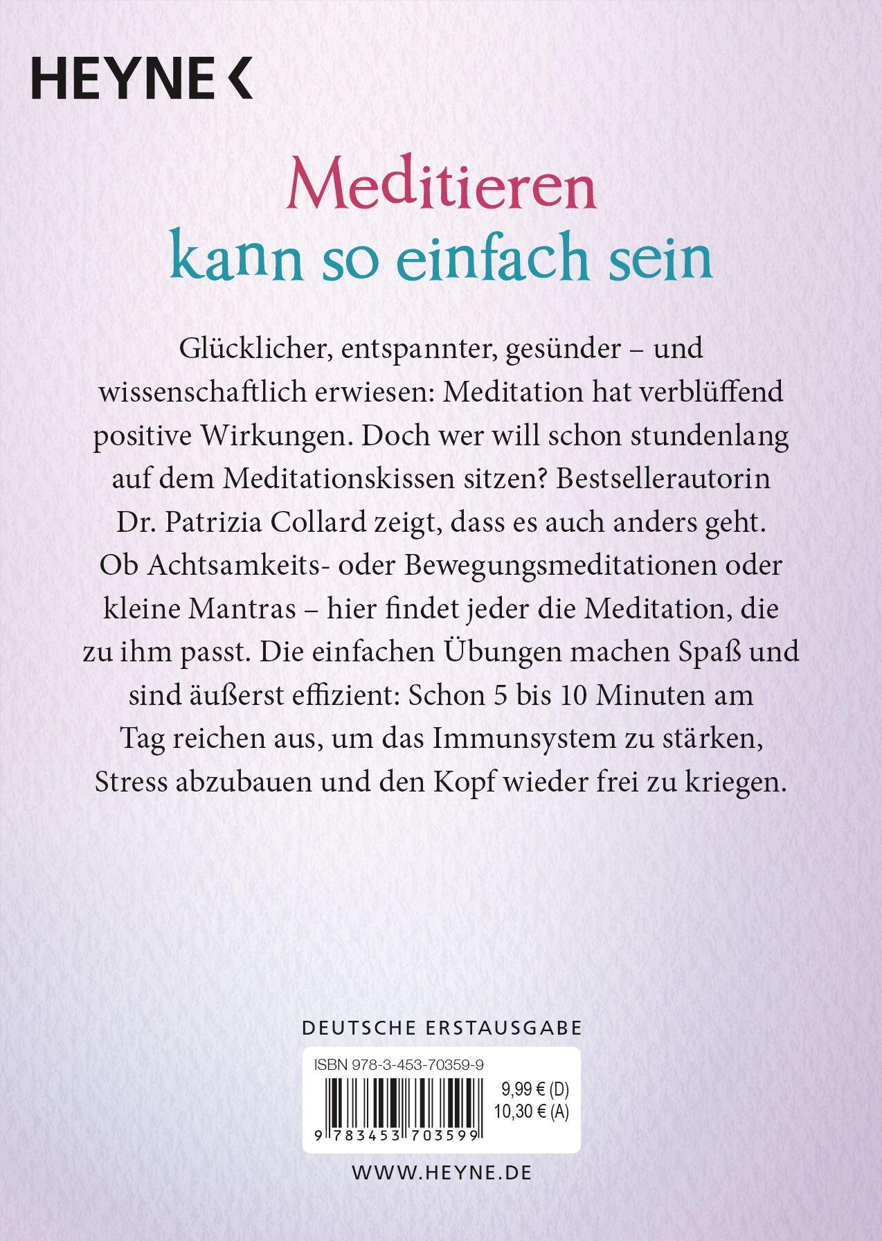 Beispielinhalt (Bild) Das kleine Buch vom Meditieren