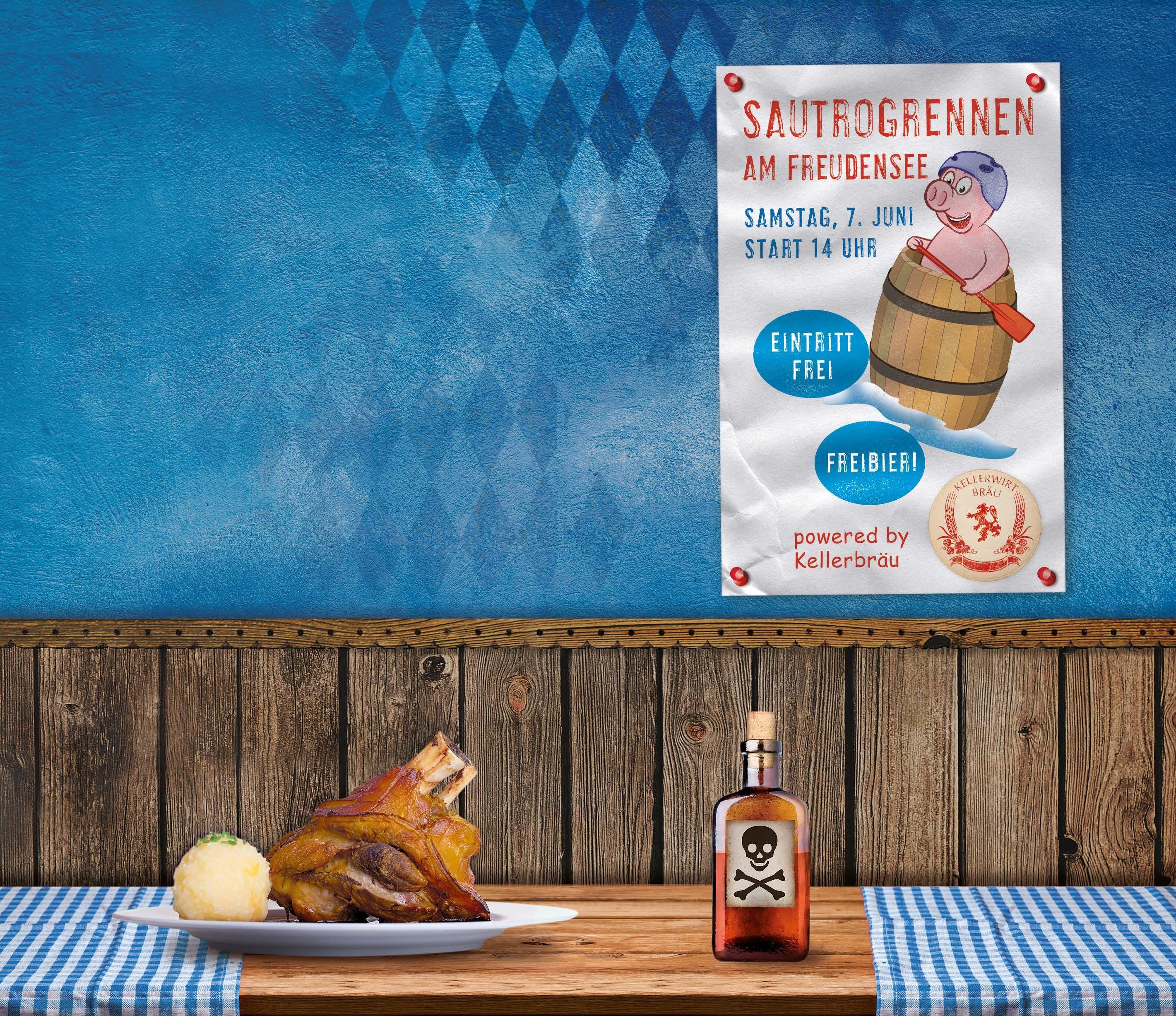 Beispielinhalt (Bild) Sau am Brett