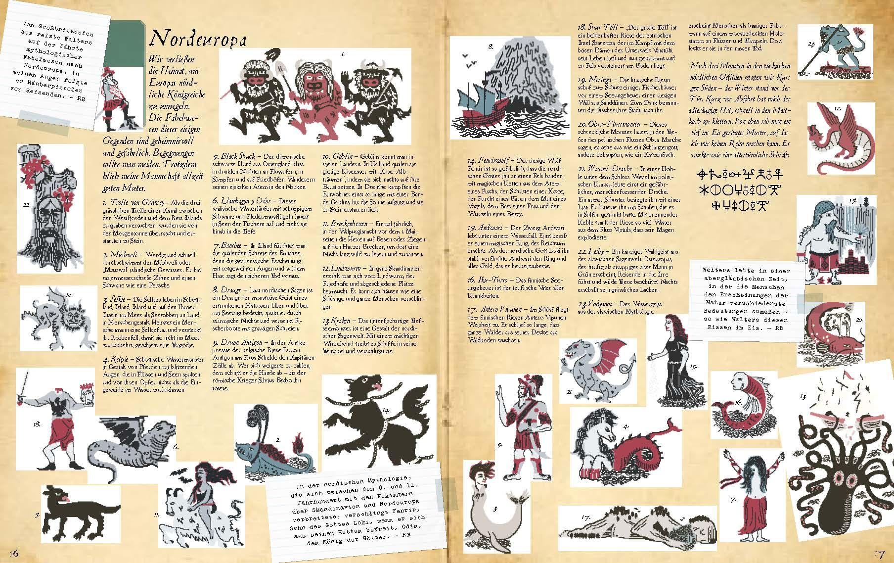 Beispielinhalt (Bild) Atlas der Fabelwesen