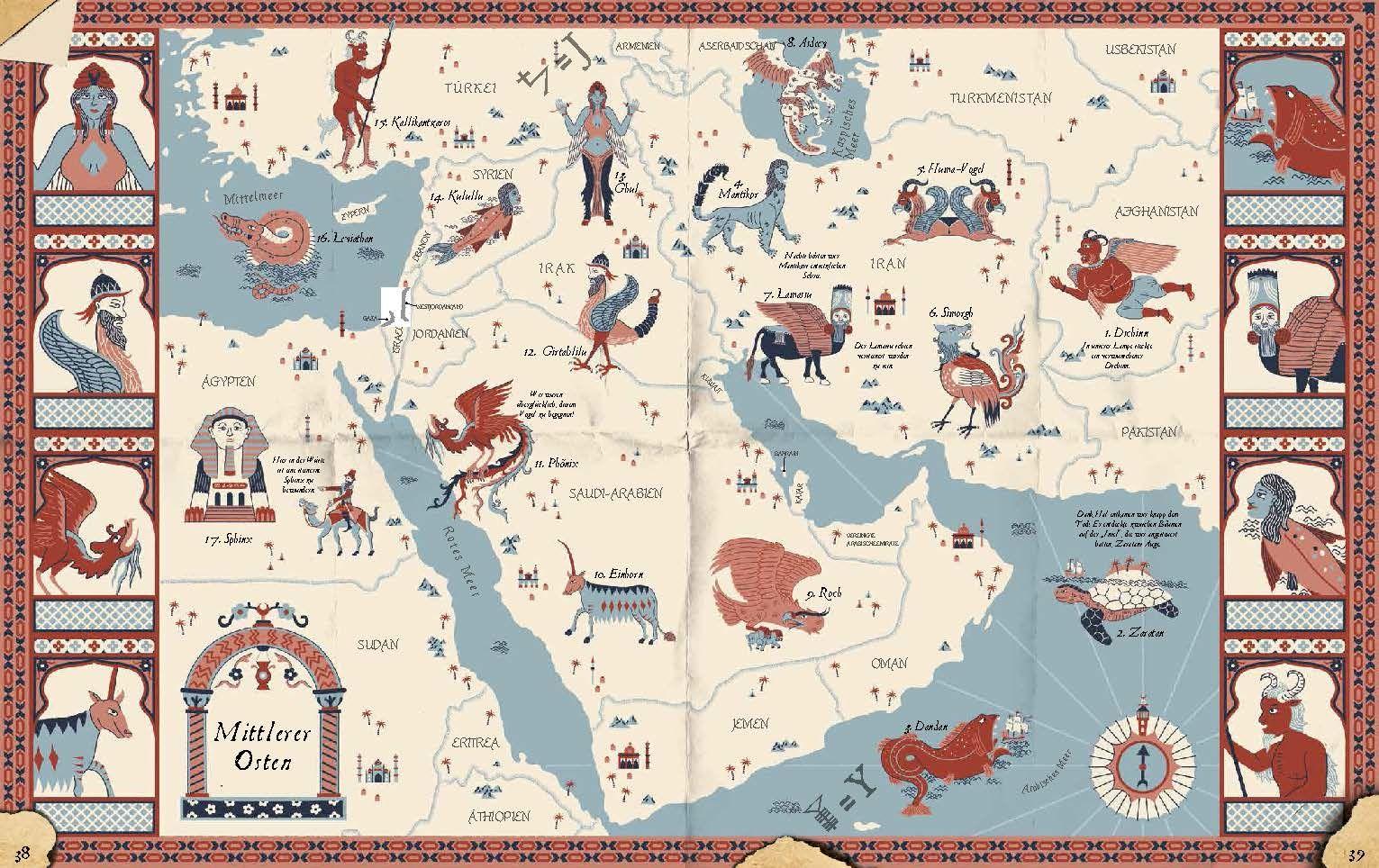 Beispielinhalt (Bild) Atlas der Fabelwesen