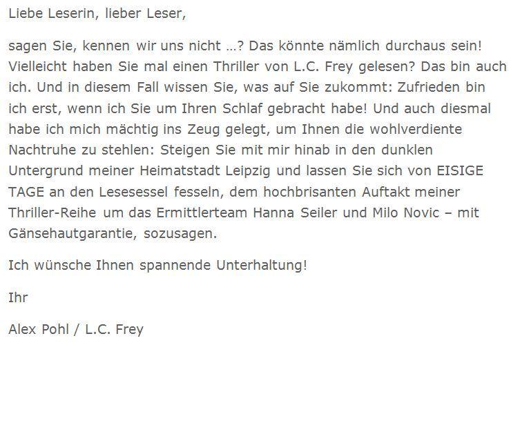 Beispielinhalt (Bild) Eisige Tage