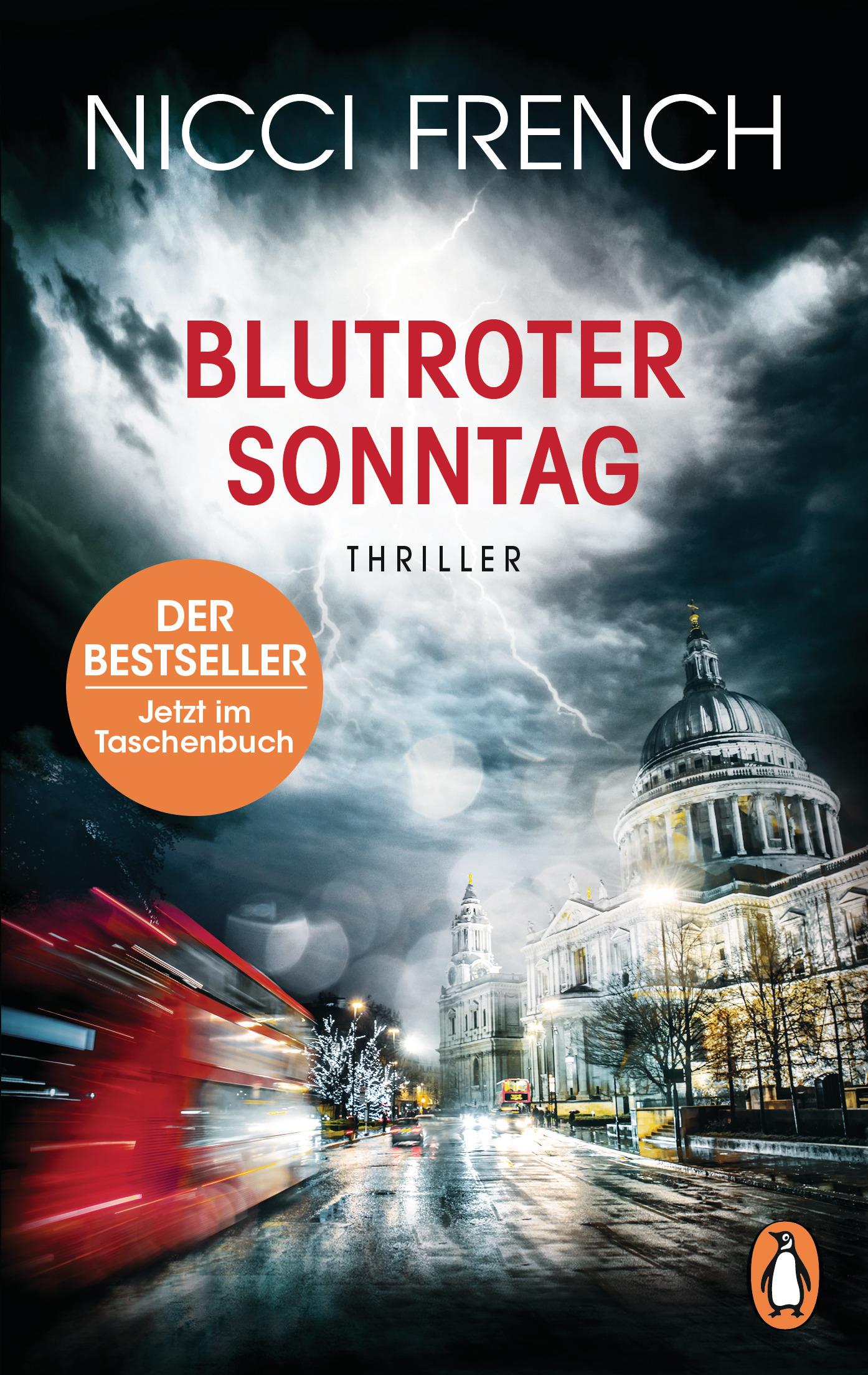 Vorderes Coverbild Blutroter Sonntag