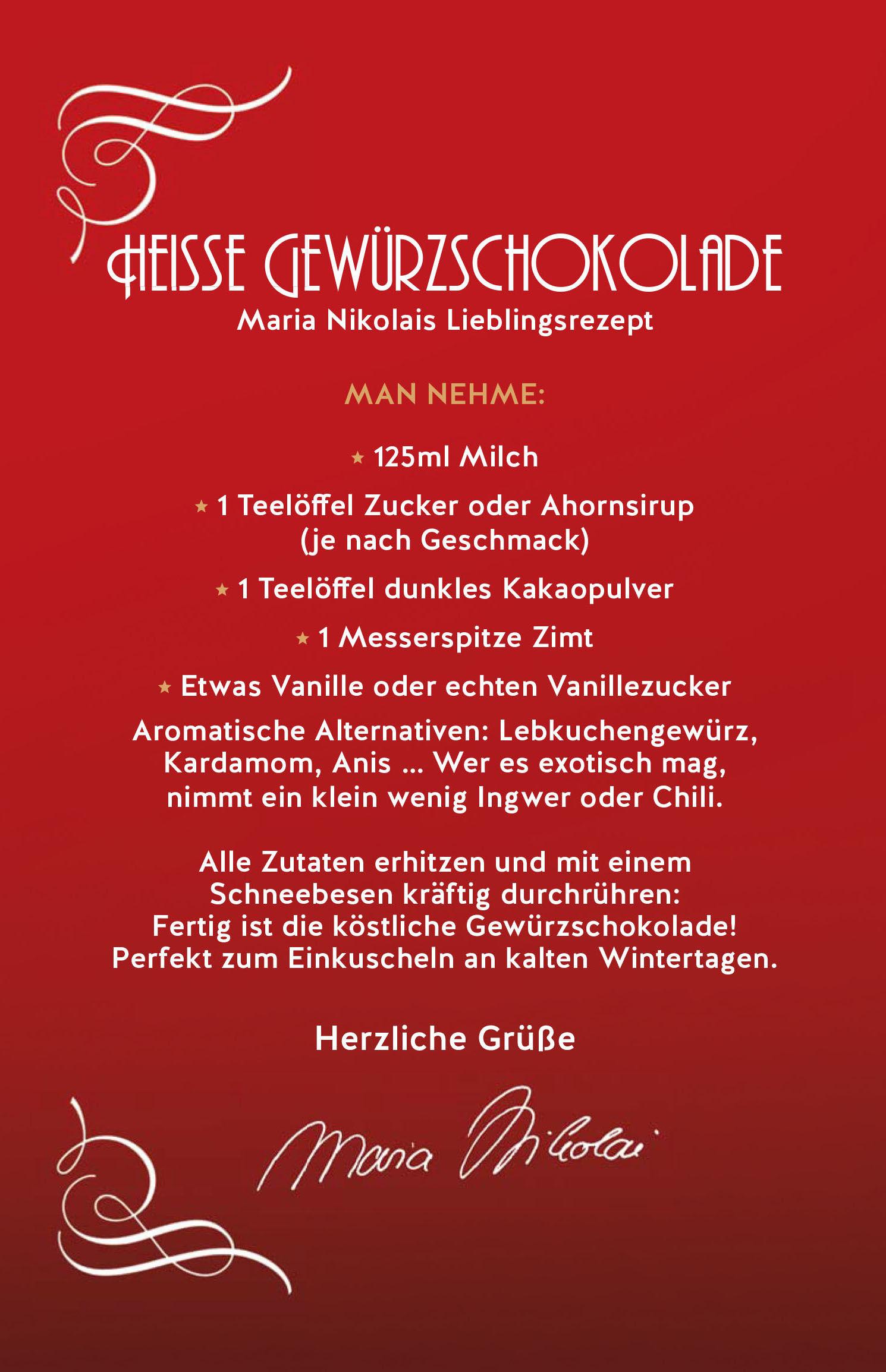 Beispielinhalt (Bild) Die Schokoladenvilla