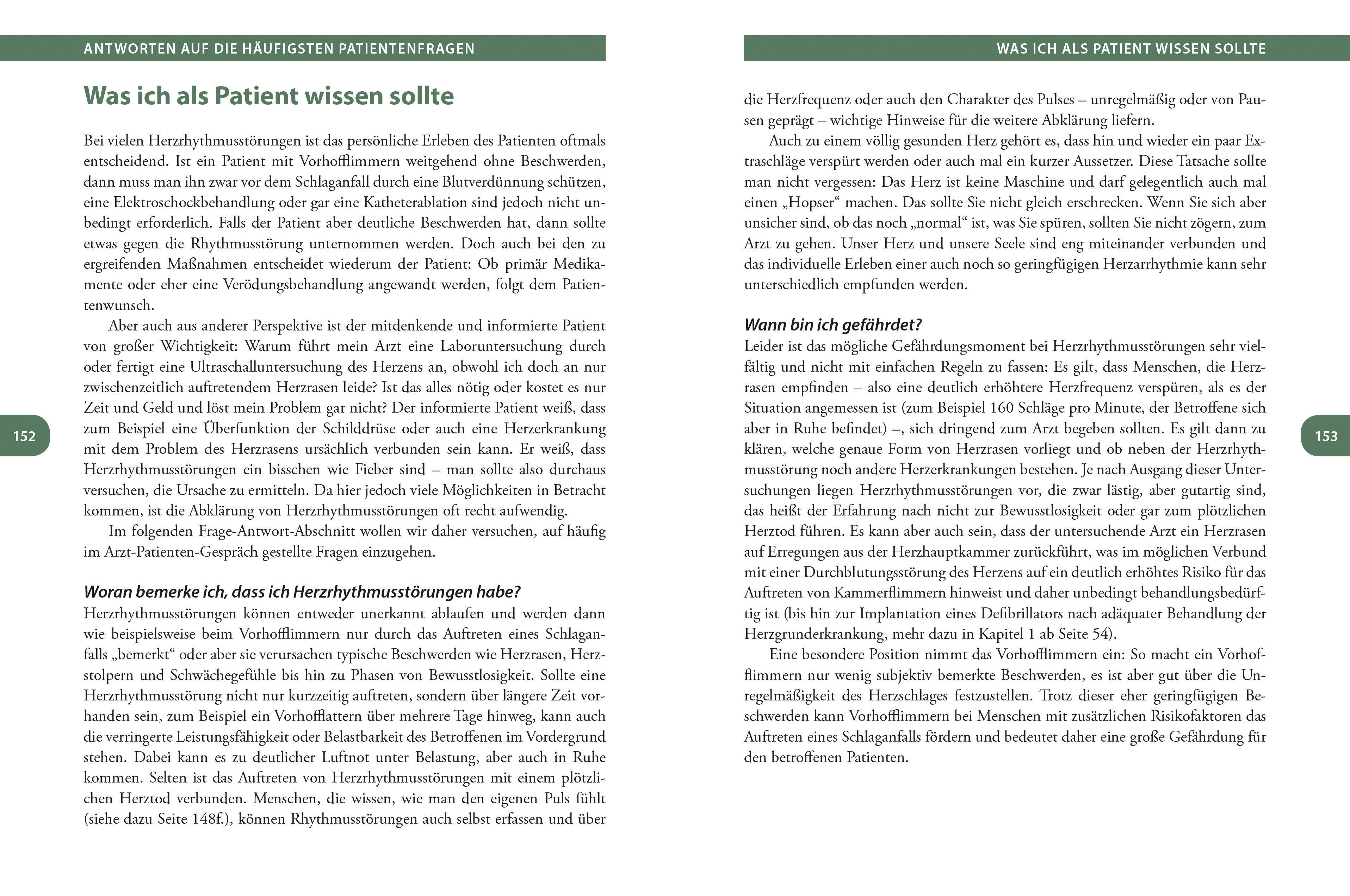 Beispielinhalt (Bild) Herzrhythmus - Der Takt des Lebens. Herzrhythmusstörungen verstehen und behandeln