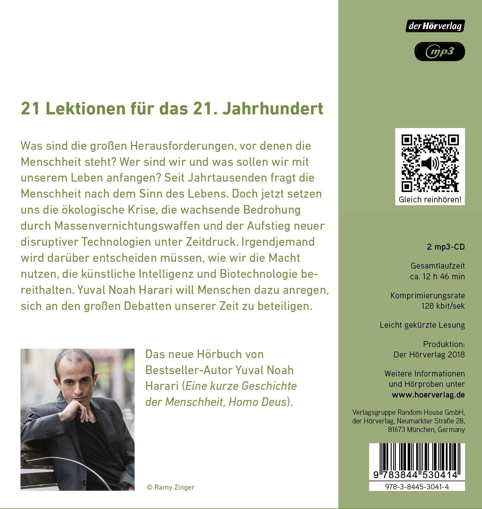 Beispielinhalt (Bild) 21 Lektionen für das 21. Jahrhundert