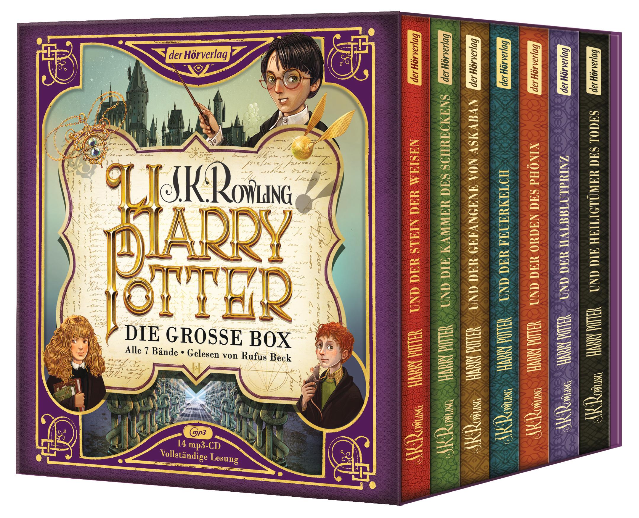 Vorderes Coverbild Harry Potter. Die große Box zum Jubiläum. Alle 7 Bände.