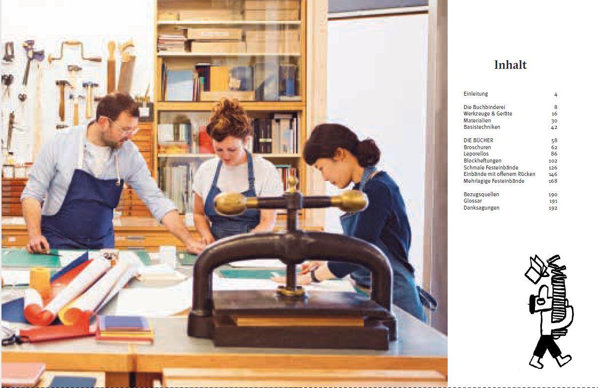 Beispielinhalt (Bild) Handgebunden - Alben, Leporellos und Bücher selber machen