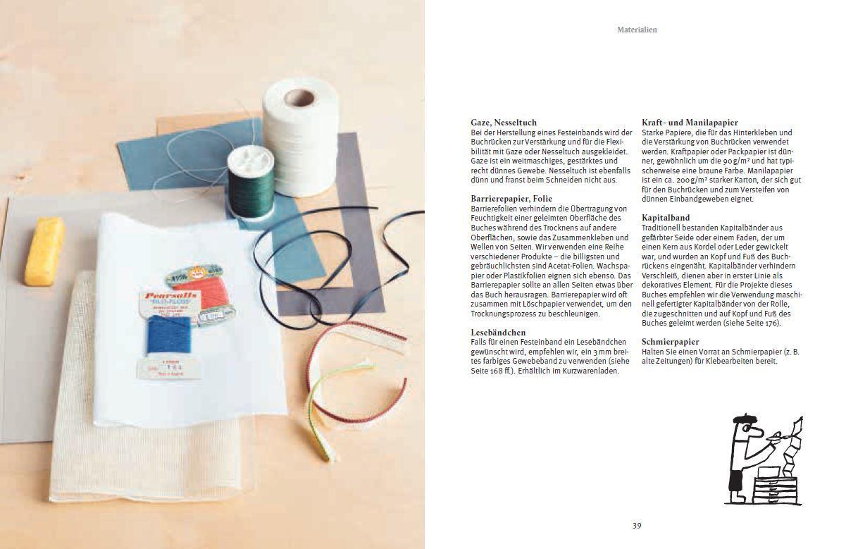Beispielinhalt (Bild) Handgebunden - Alben, Leporellos und Bücher selber machen