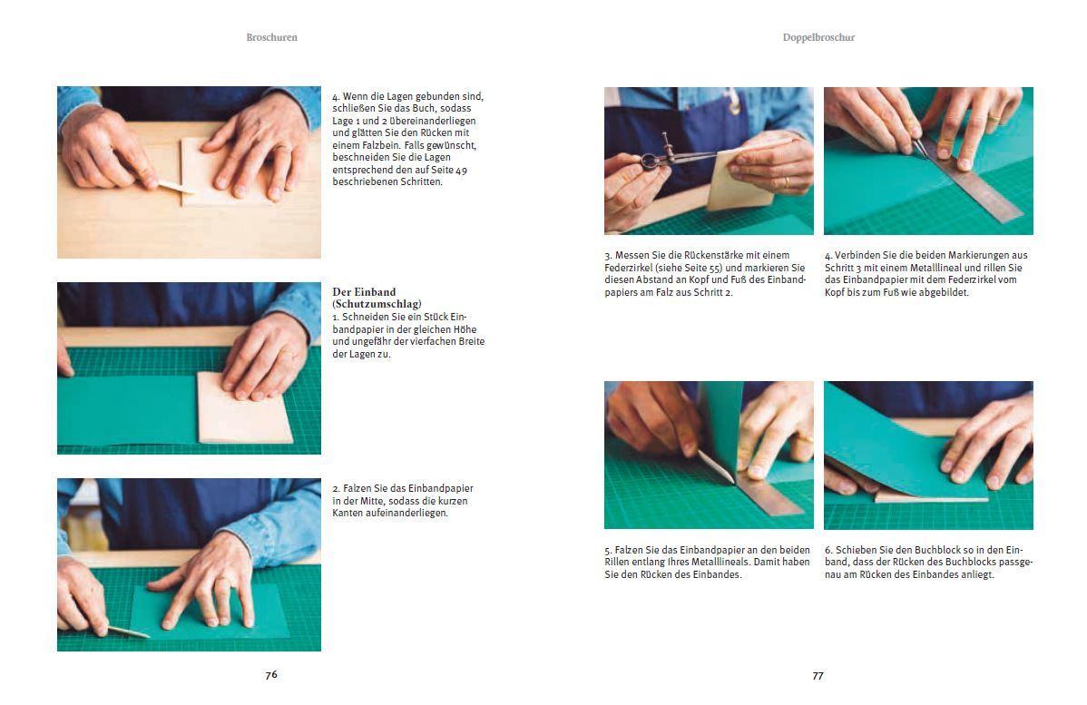 Beispielinhalt (Bild) Handgebunden - Alben, Leporellos und Bücher selber machen