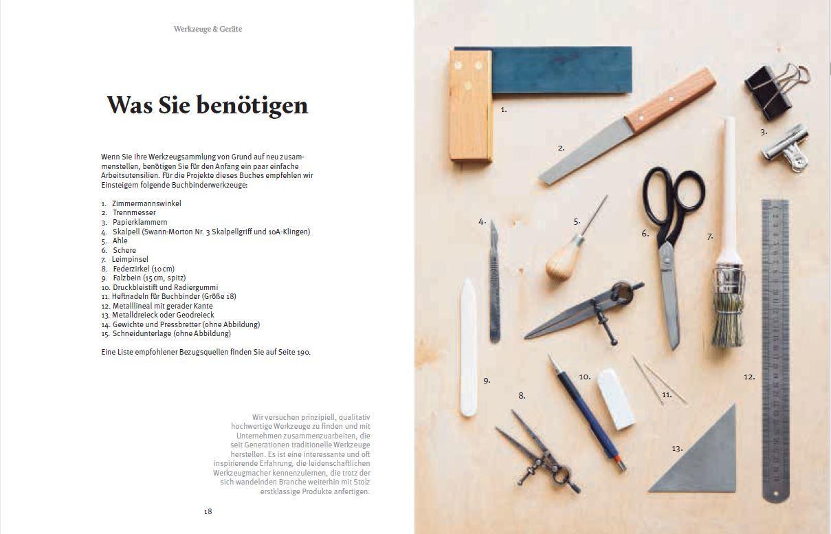 Beispielinhalt (Bild) Handgebunden - Alben, Leporellos und Bücher selber machen