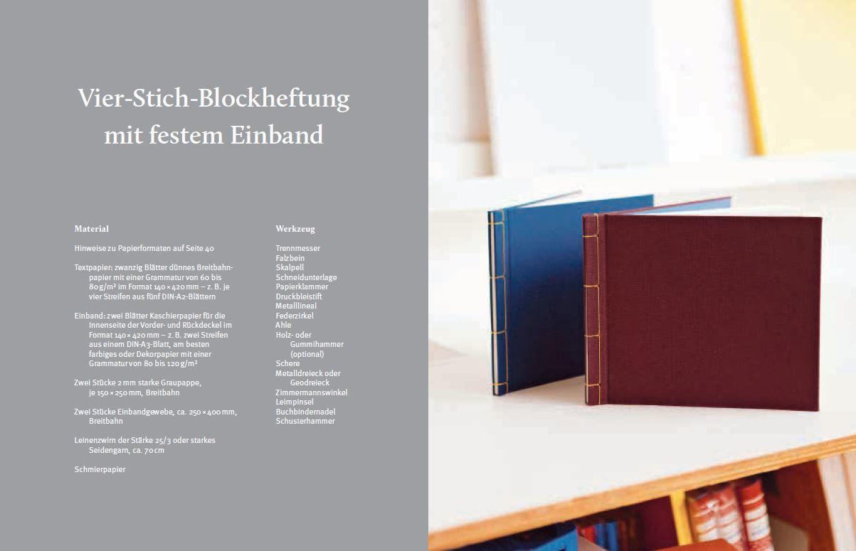 Beispielinhalt (Bild) Handgebunden - Alben, Leporellos und Bücher selber machen