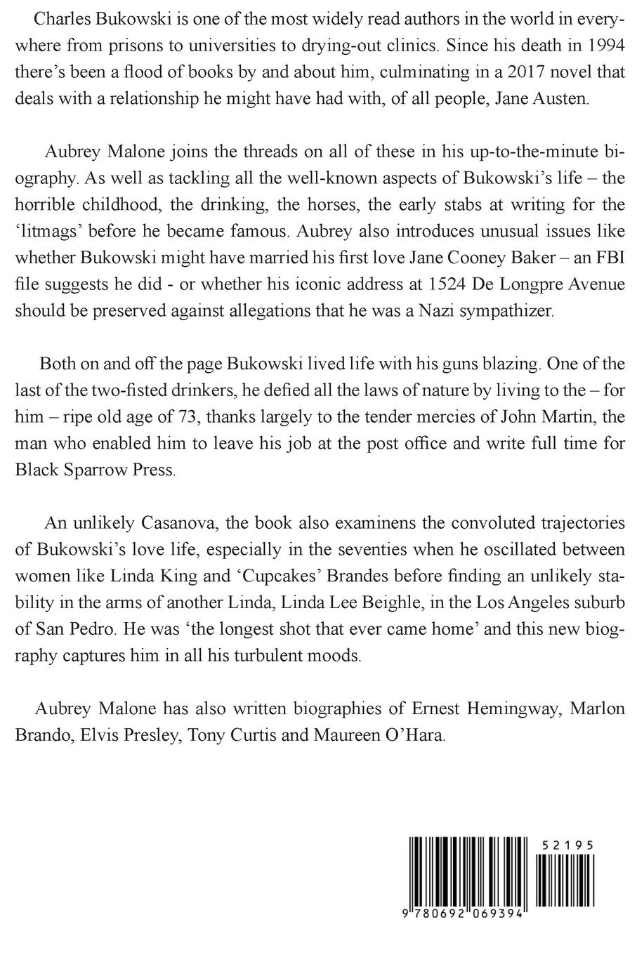 Rückseitencover Bukowski