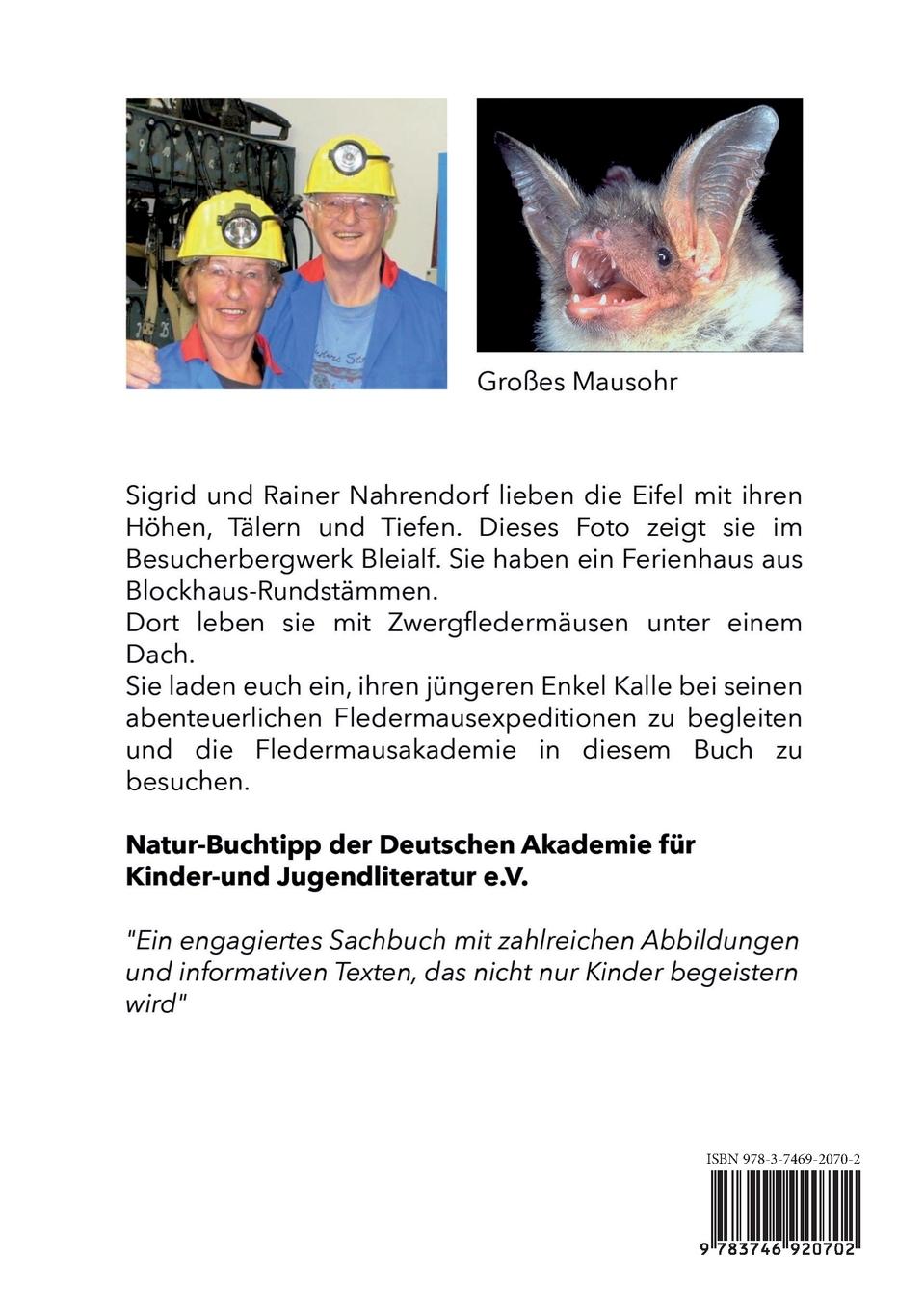 Rückseitencover Kalle und die Nachtjäger der Eifel