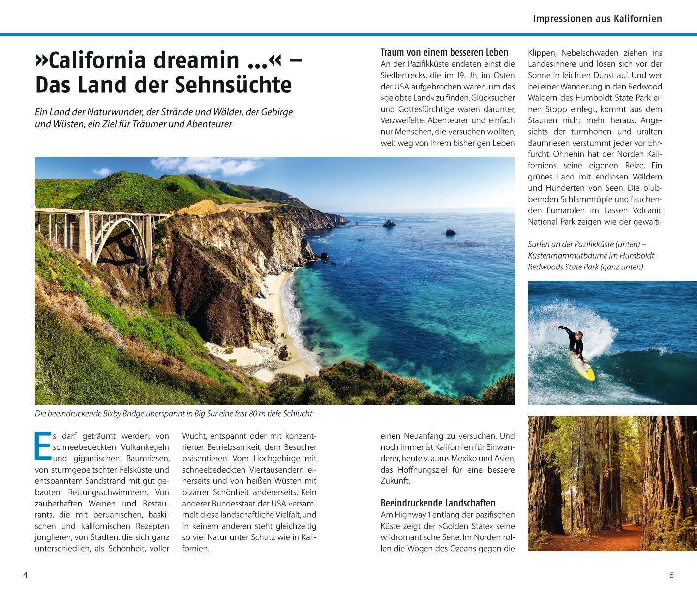 Beispielinhalt (Bild) ADAC Reiseführer Kalifornien