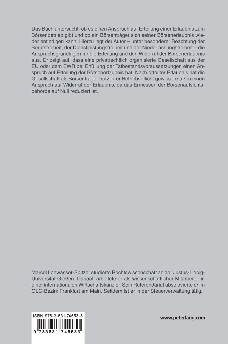 Rückseitencover Börsenerlaubnis