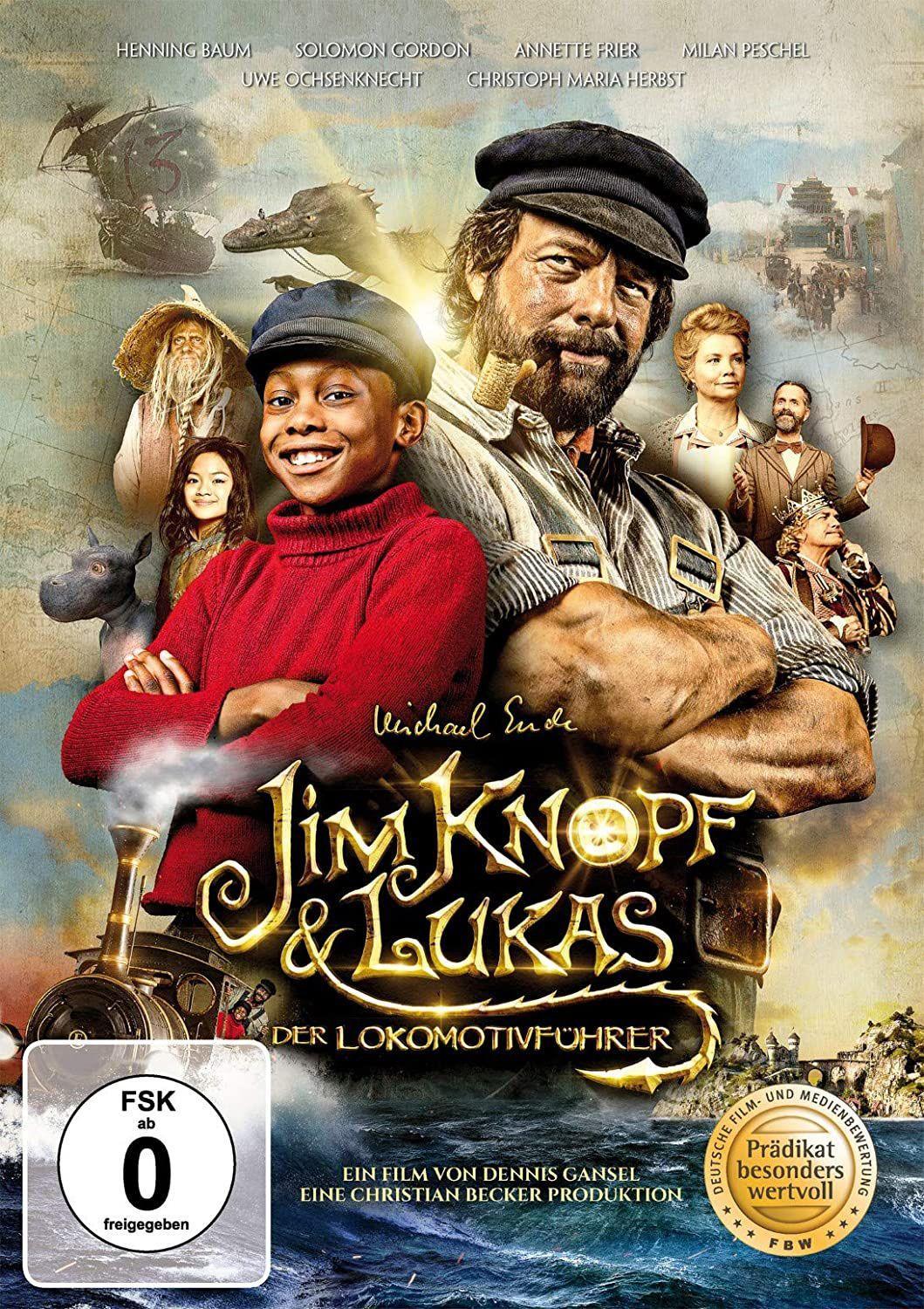 Vorderes Coverbild Jim Knopf & Lukas der Lokomotivführer