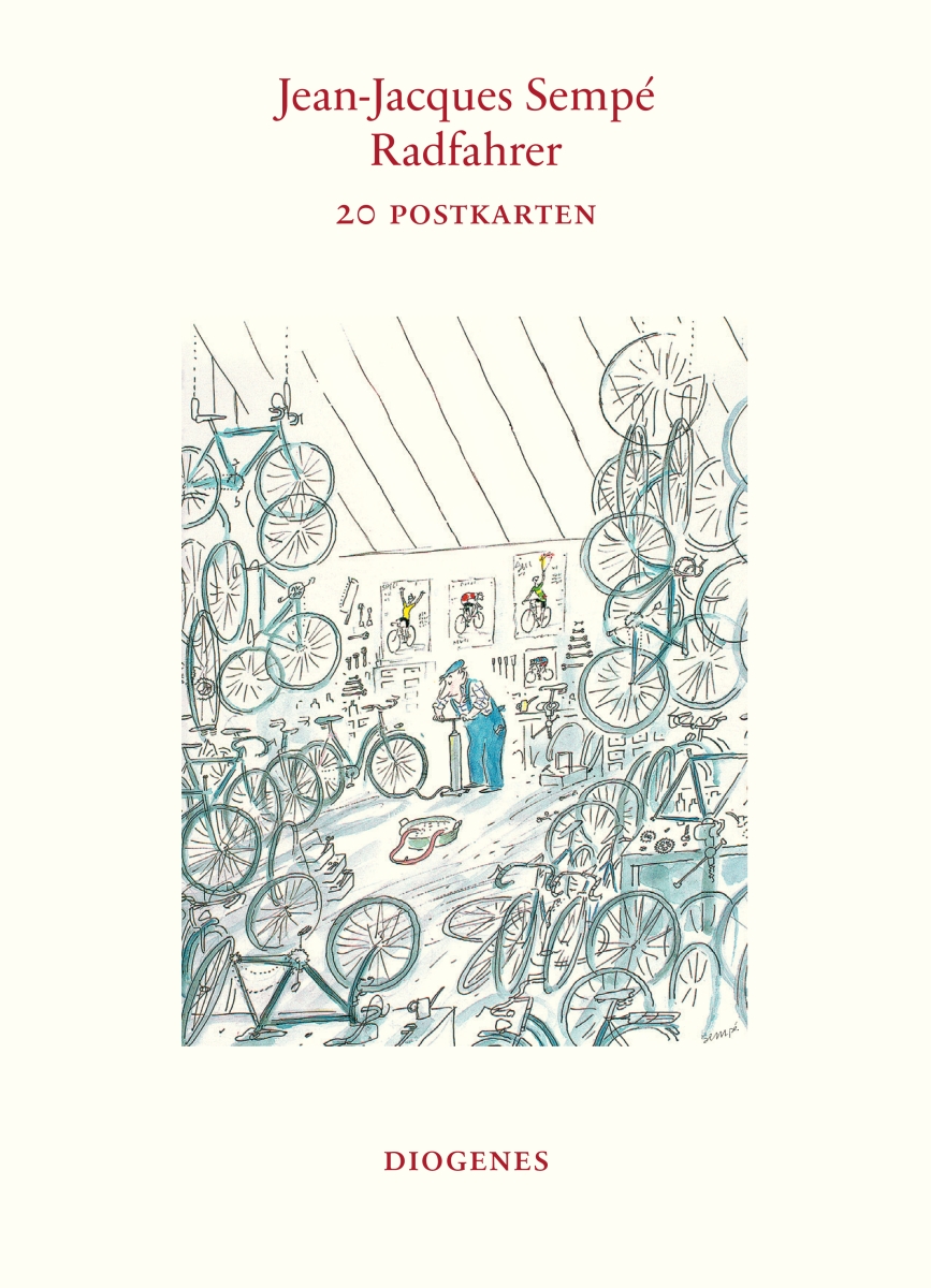 Vorderes Coverbild Radfahrer (Postkartenbuch)