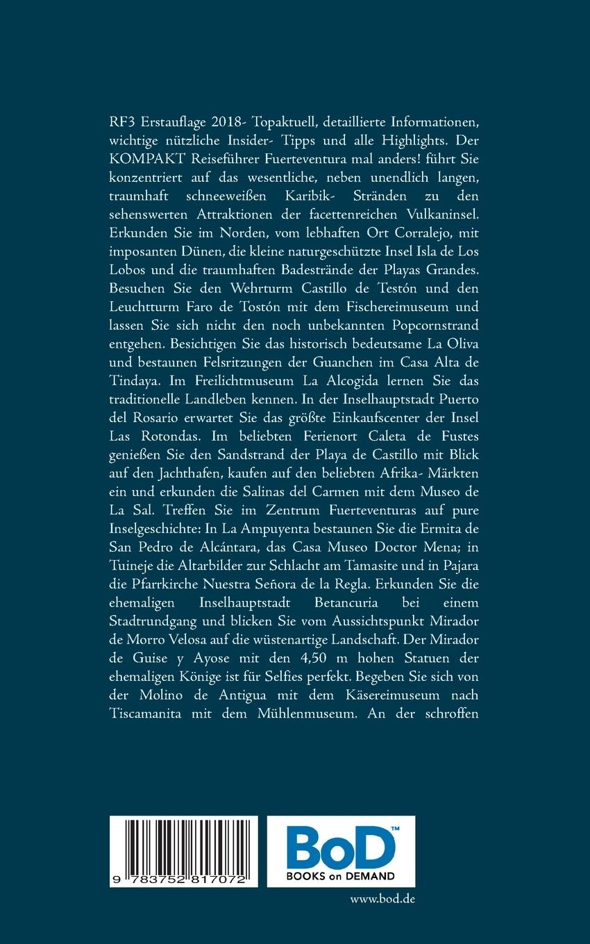Rückseitencover Fuerteventura mal ... anders! Kompakt Reiseführer 2018