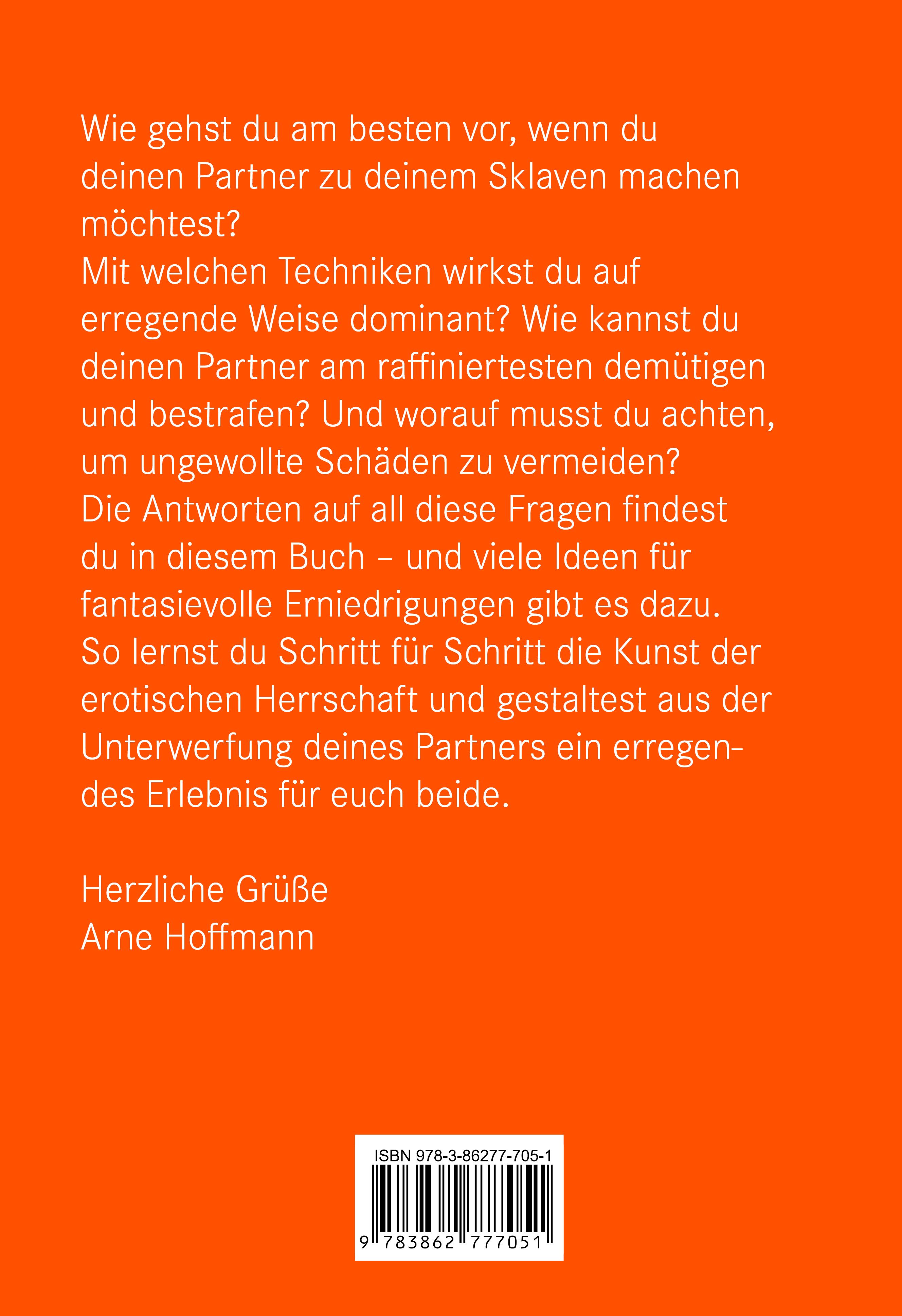 Rückseitencover Dominanz - Die Kunst der erotischen Herrschaft | Erotischer Ratgeber