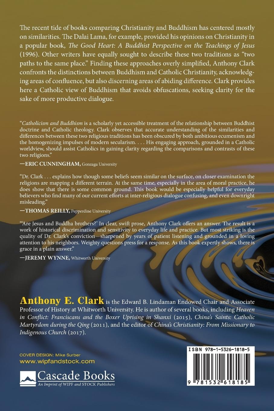 Rückseitencover Catholicism and Buddhism