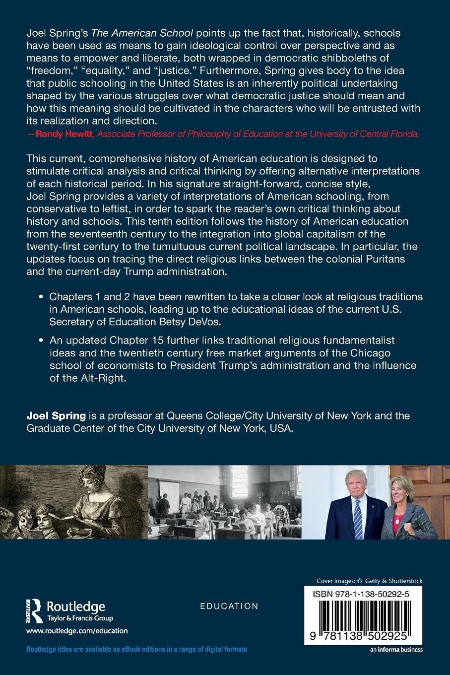 Rückseitencover The American School