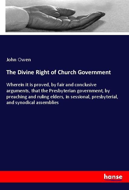 Vorderes Coverbild The Divine Right of Church Government