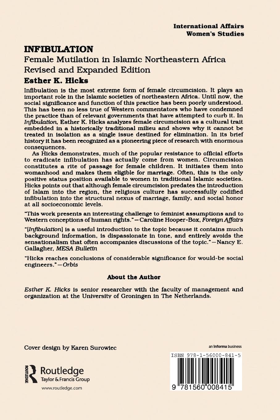 Rückseitencover Infibulation