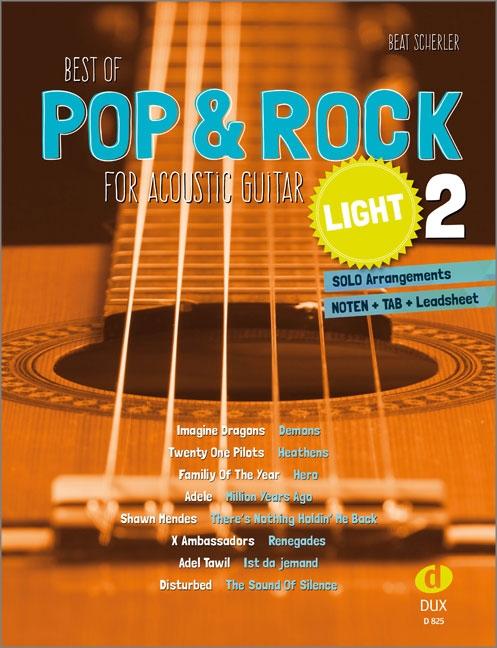 Vorderes Coverbild Best of Pop & Rock for Acoustic Guitar light 2