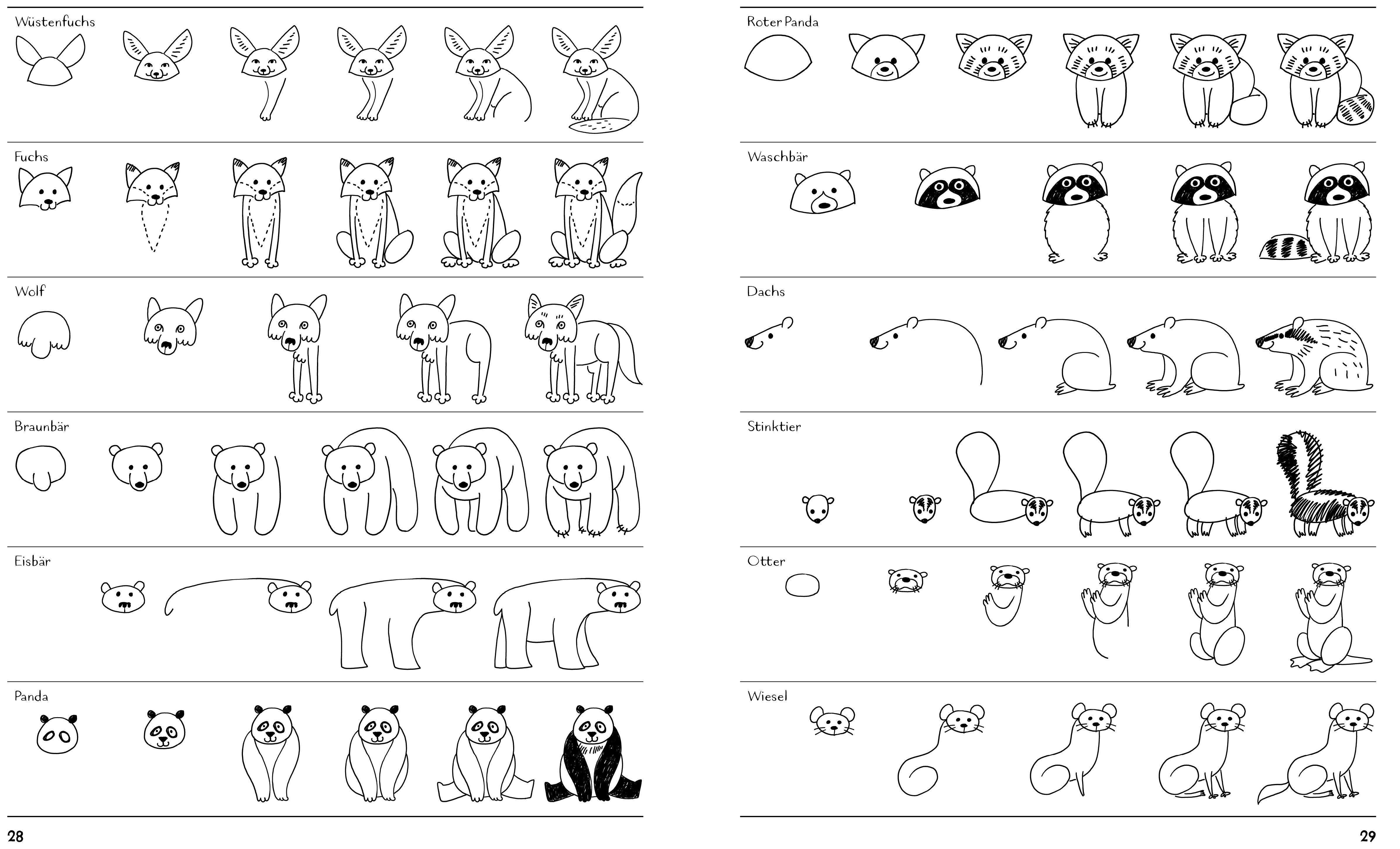 Beispielinhalt (Bild) Ich kann 1000 Dinge zeichnen. Kritzeln wie ein Profi!