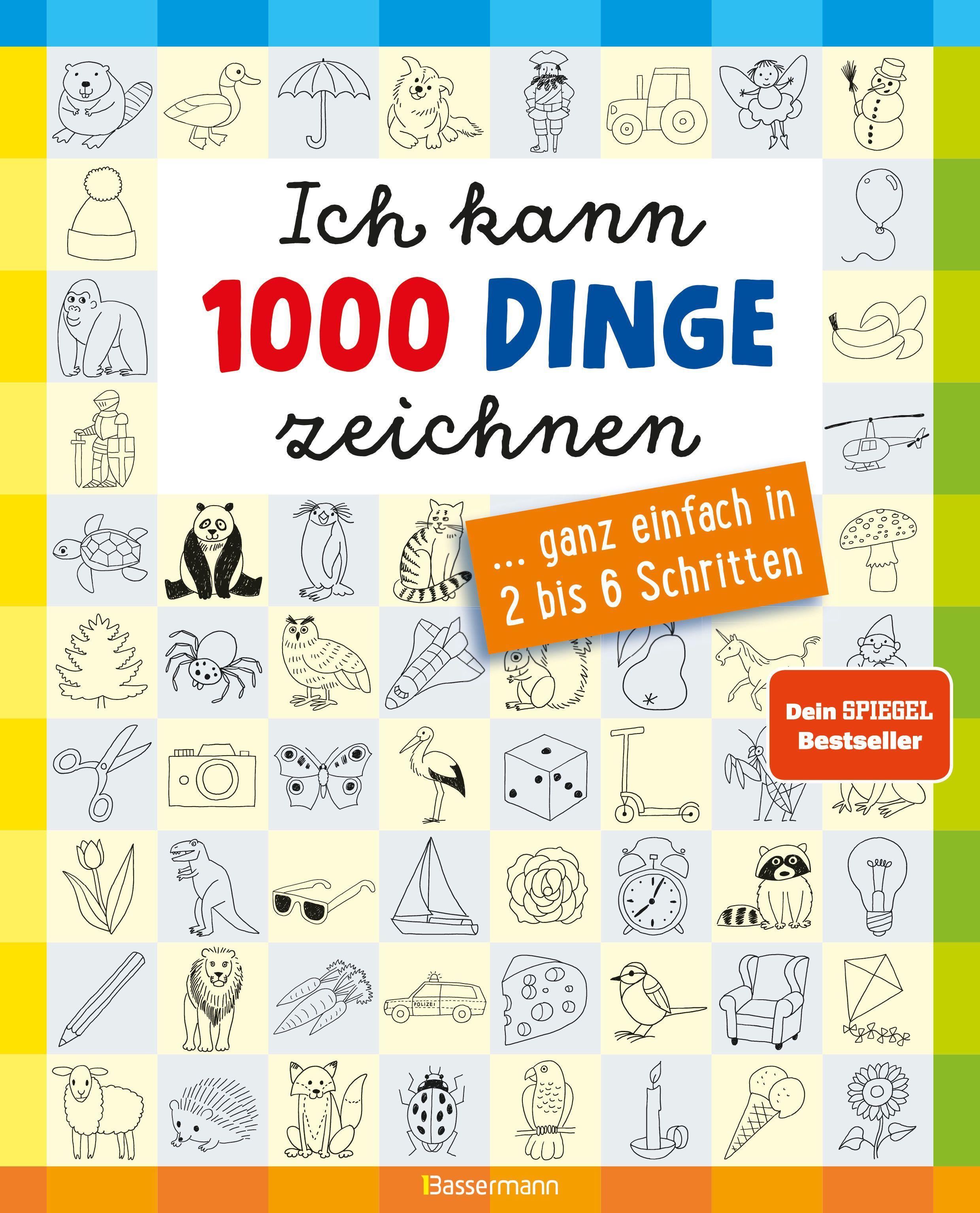 Vorderes Coverbild Ich kann 1000 Dinge zeichnen. Kritzeln wie ein Profi!