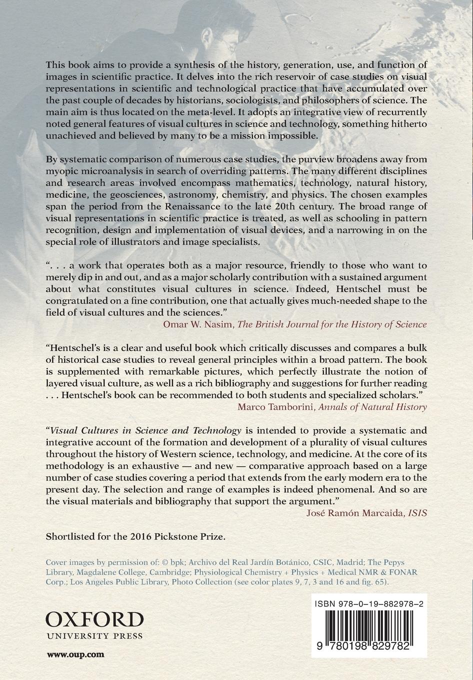 Rückseitencover Visual Cultures in Science and Technology