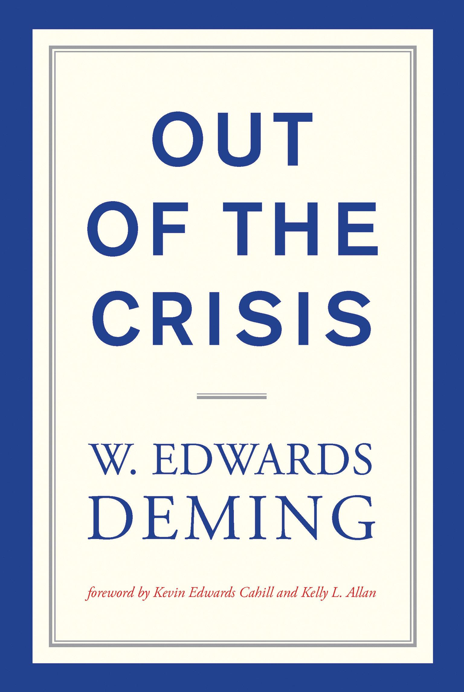 Vorderes Coverbild Out of the Crisis
