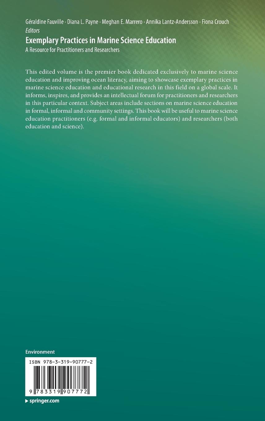 Rückseitencover Exemplary Practices in Marine Science Education