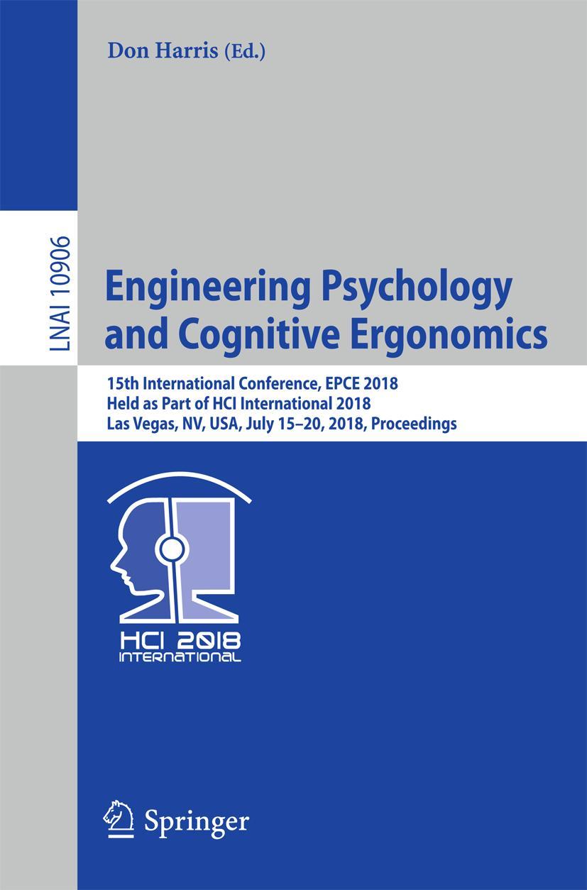 Vorderes Coverbild Engineering Psychology and Cognitive Ergonomics