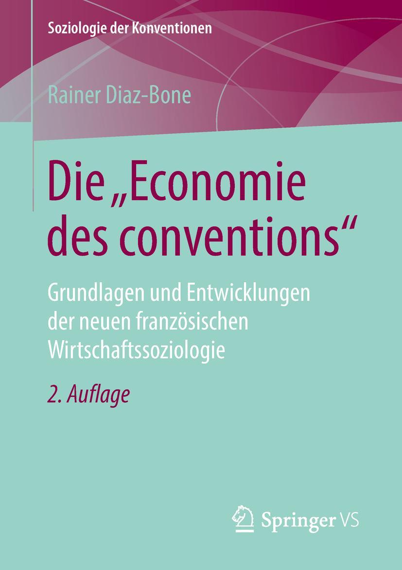 Vorderes Coverbild Die "Economie des conventions"